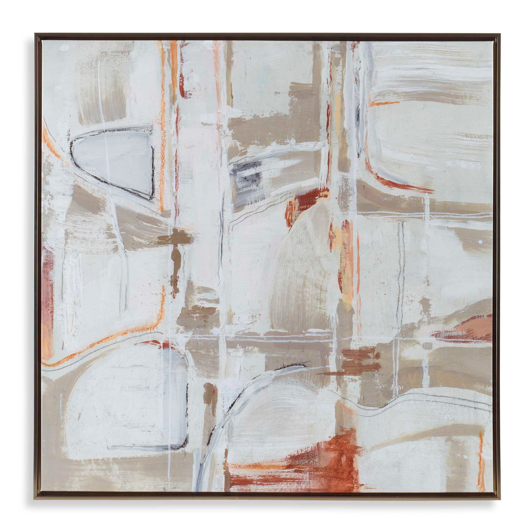 Neutral Nirvana - Abstract Canvas Art