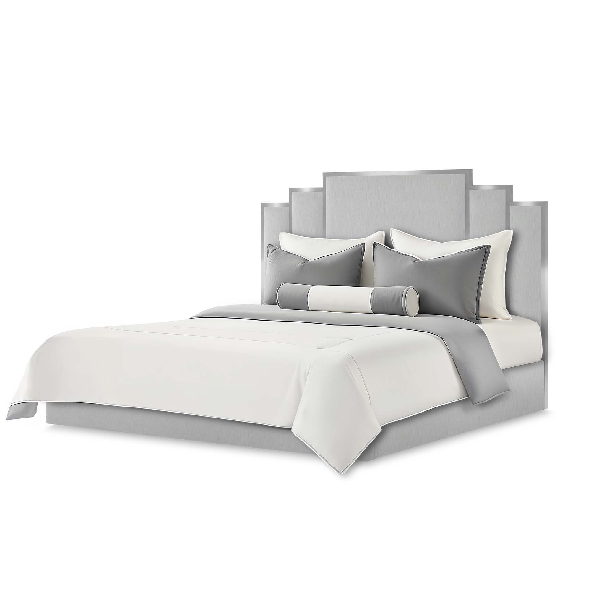 Signature Beds & Benches - Tulip King Lift Up Storage Bed - Gray