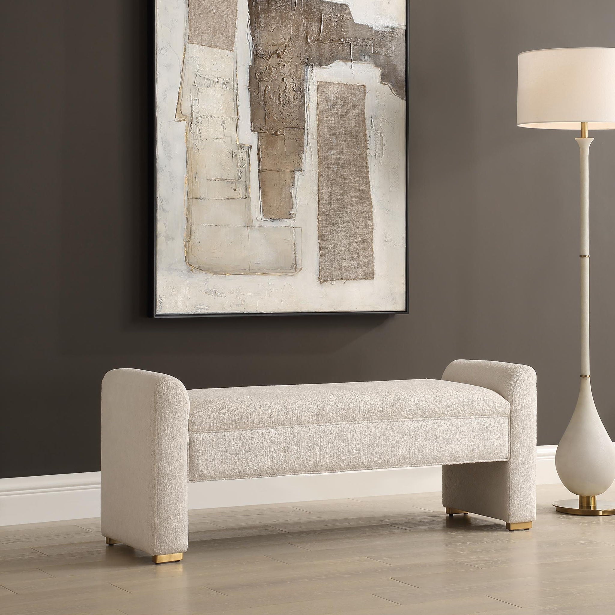 Caliste - Bench - White