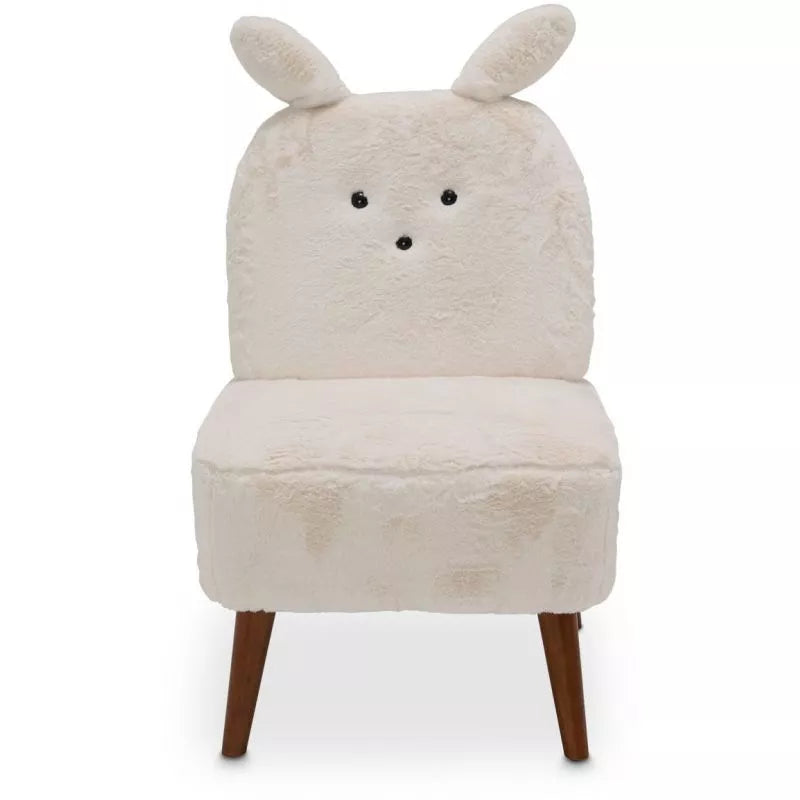 Michael Amini Bunny armless chair in Powder, product photo 7
