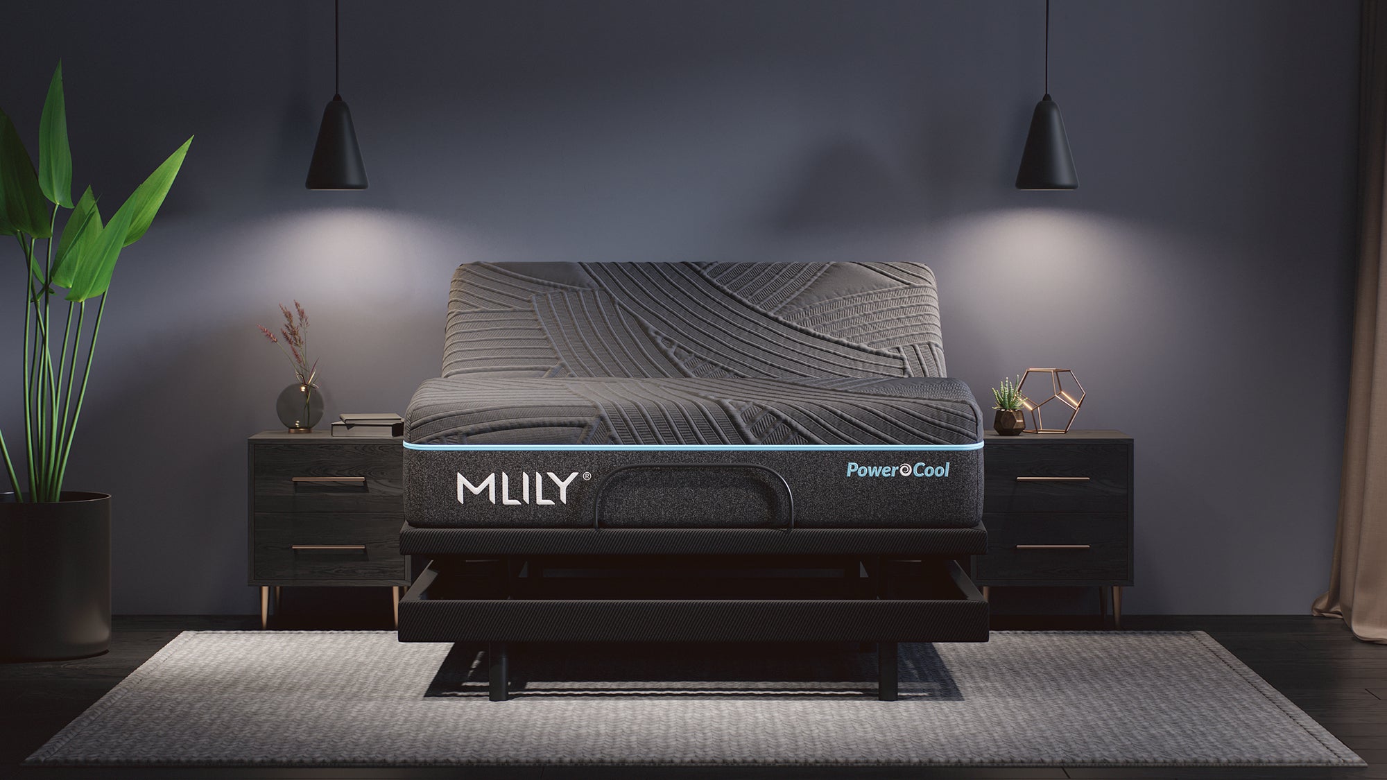 Power Cool Firm & Medium Sleep System w/ Fan Cooling Base