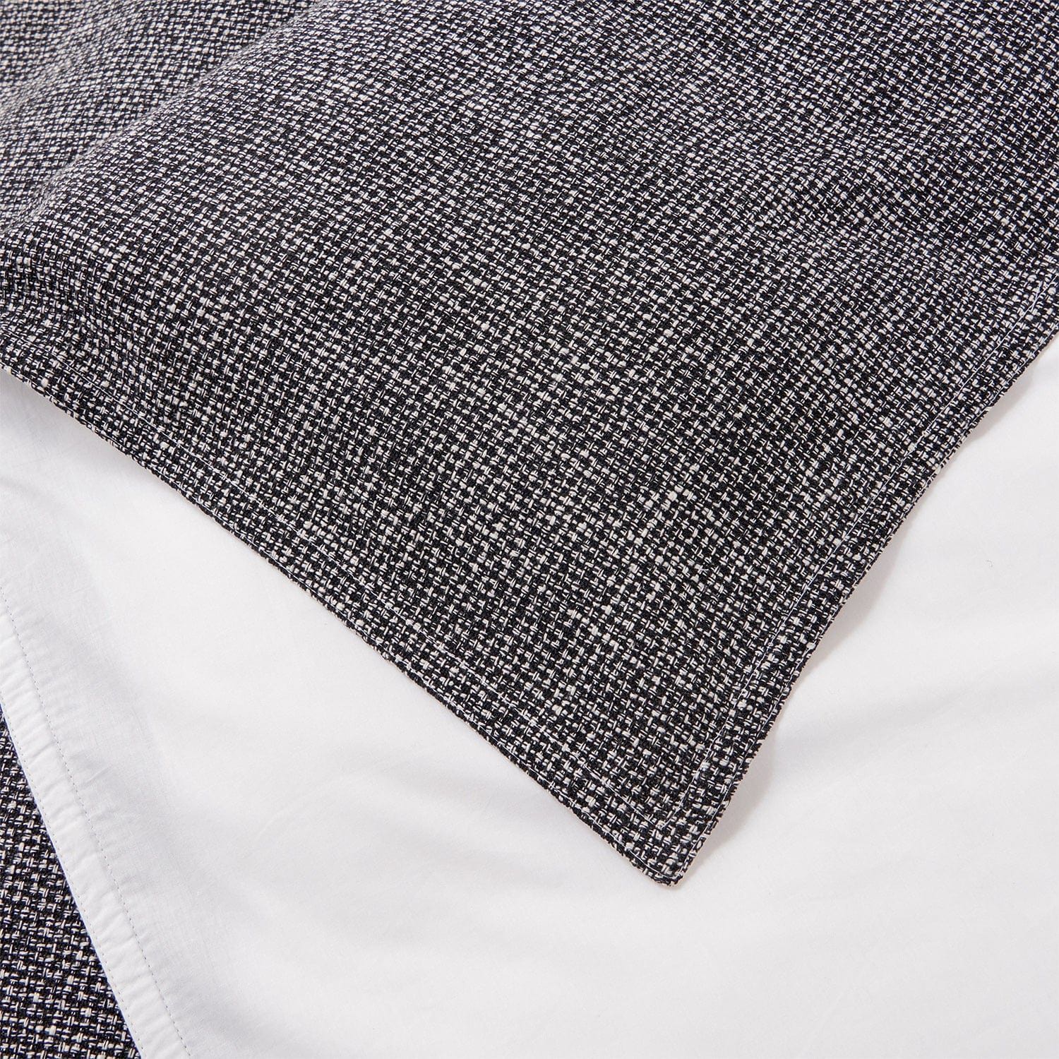 Hamilton - Queen Tweed Comforter Set (Set of 4) - Gray