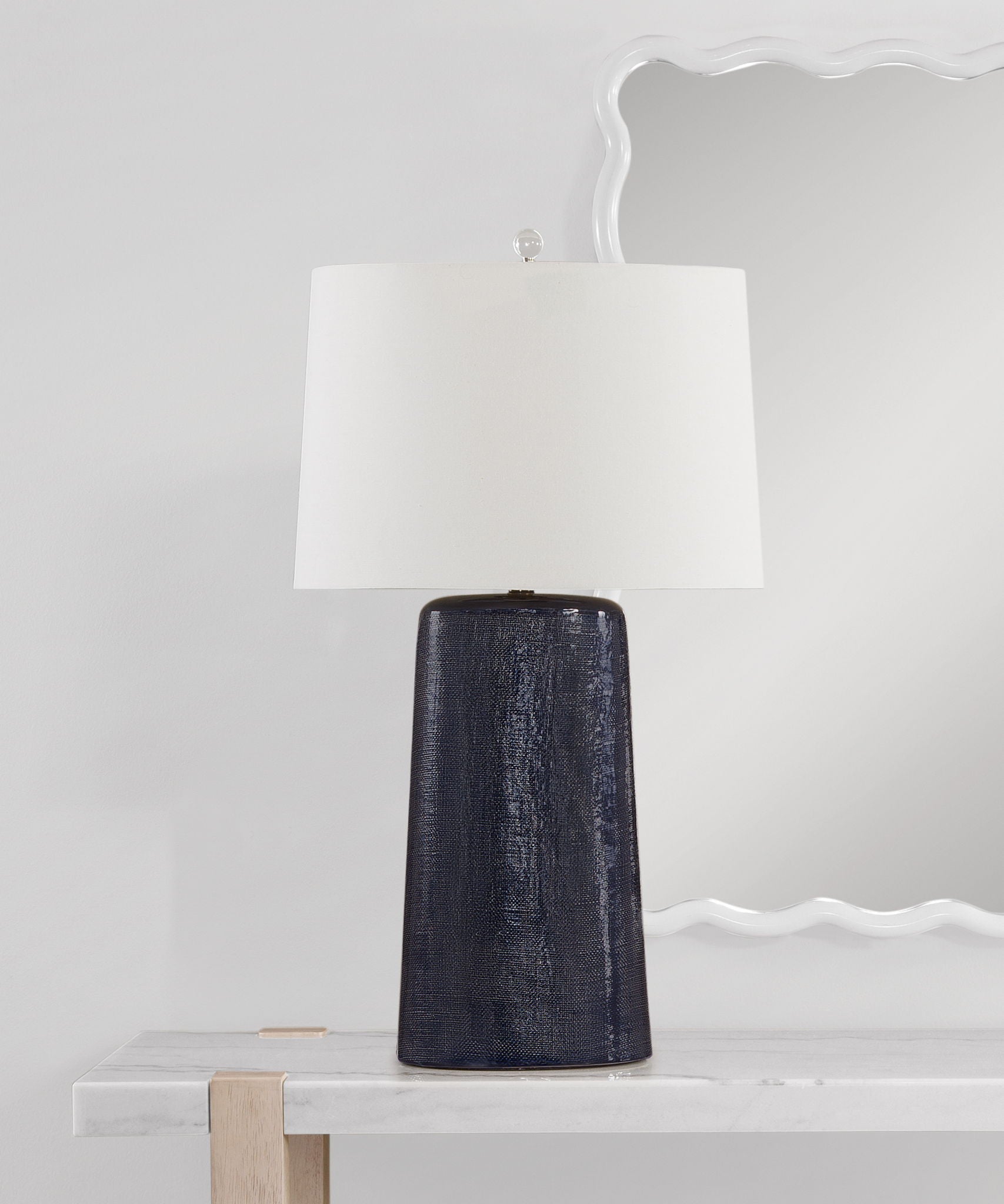 Lancaster - Table Lamp - Blue / White
