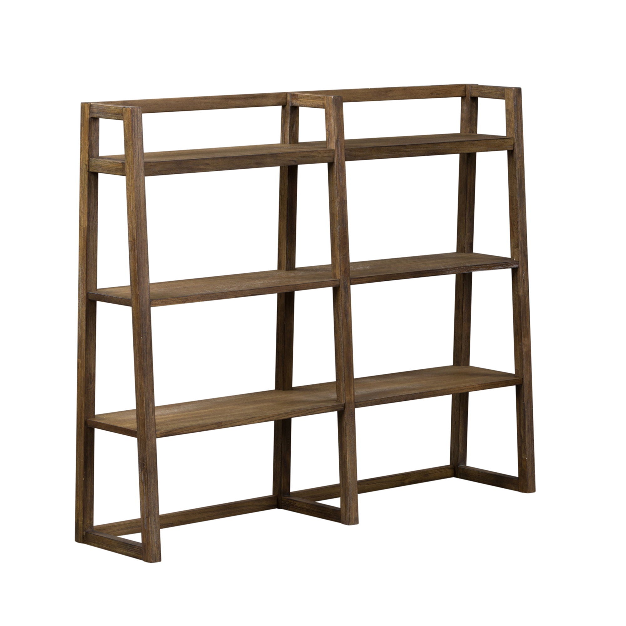 Stone Brook - Jr Executive Credenza Set - Rustic Saddle
