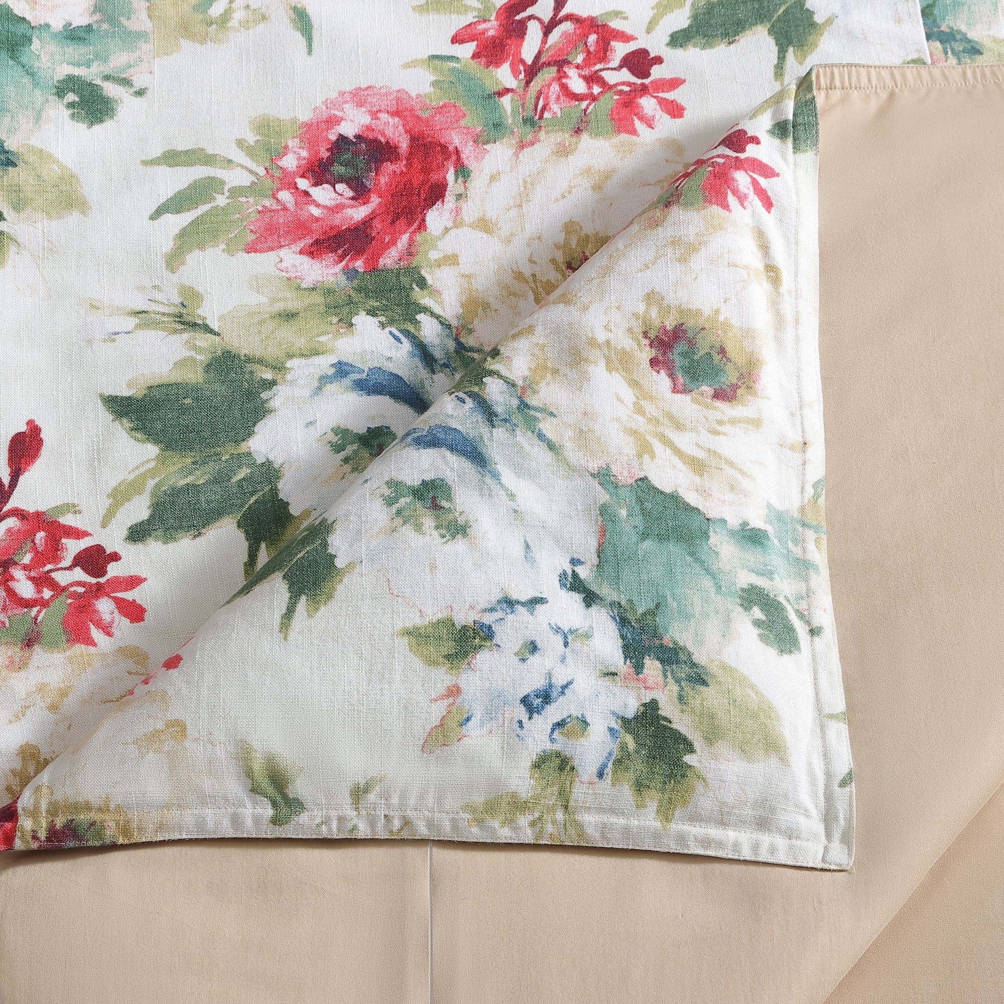 Peony - King Washed Linen Duvet Cover Set (Set of 3) - Blossom