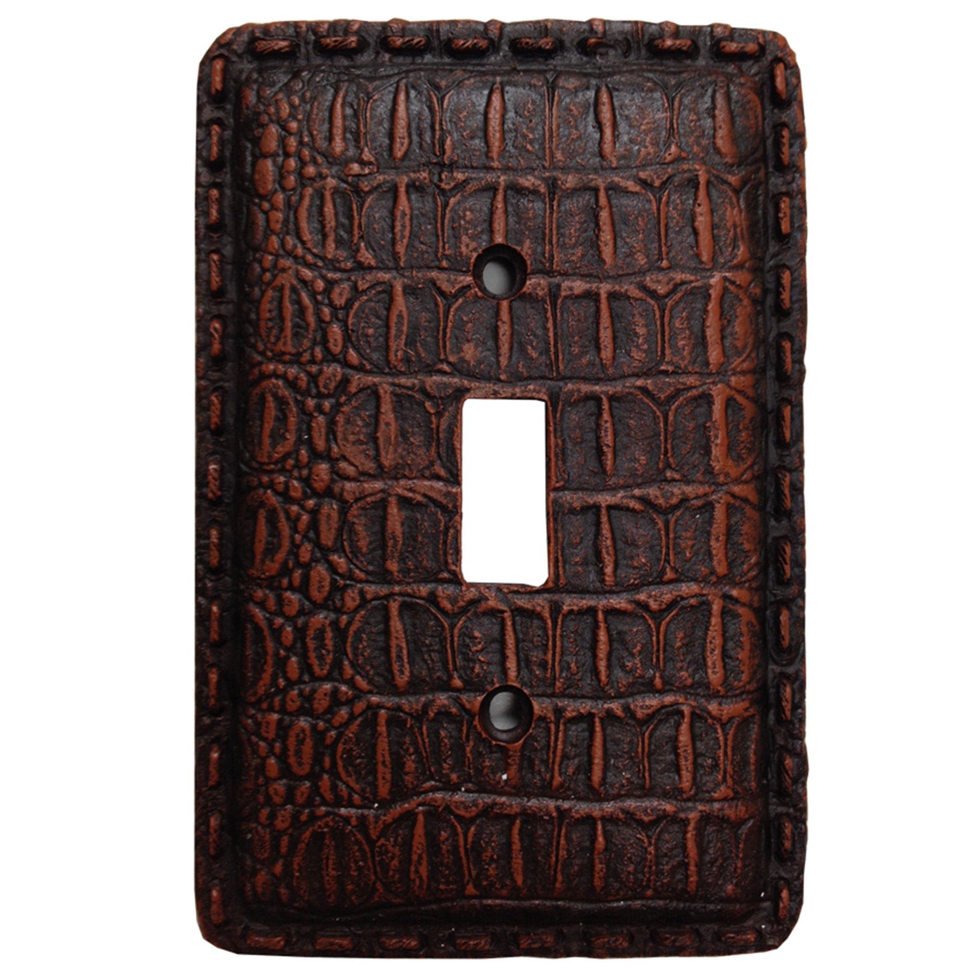 Resin Gator Switch Plate - 5" x 3.5" Resin Gator Single Wall Switch Plate 4 Per Carton - Multi