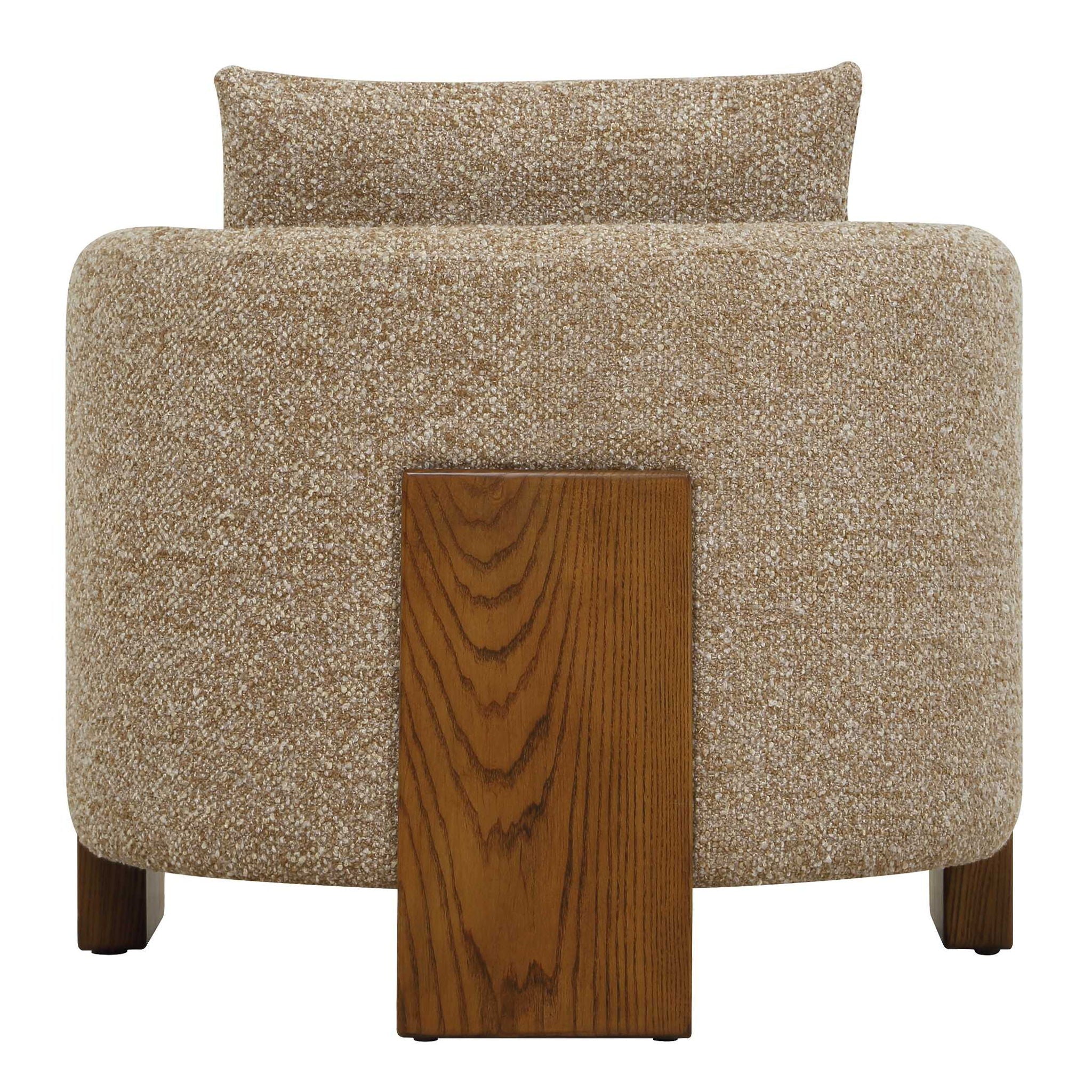 Halligan - Upholstered Accent Chair - Brown