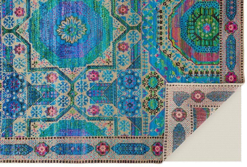 LATHAM Collection - 6628F Magenta/Cobalt