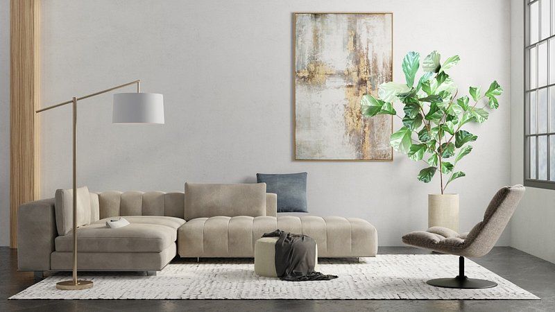 NORAH Collection - 6305F Ivory/Charcoal