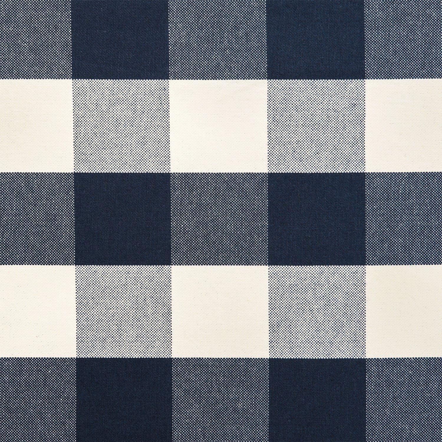 Camille - Queen Buffalo Check Comforter Set (Set of 3) - Navy