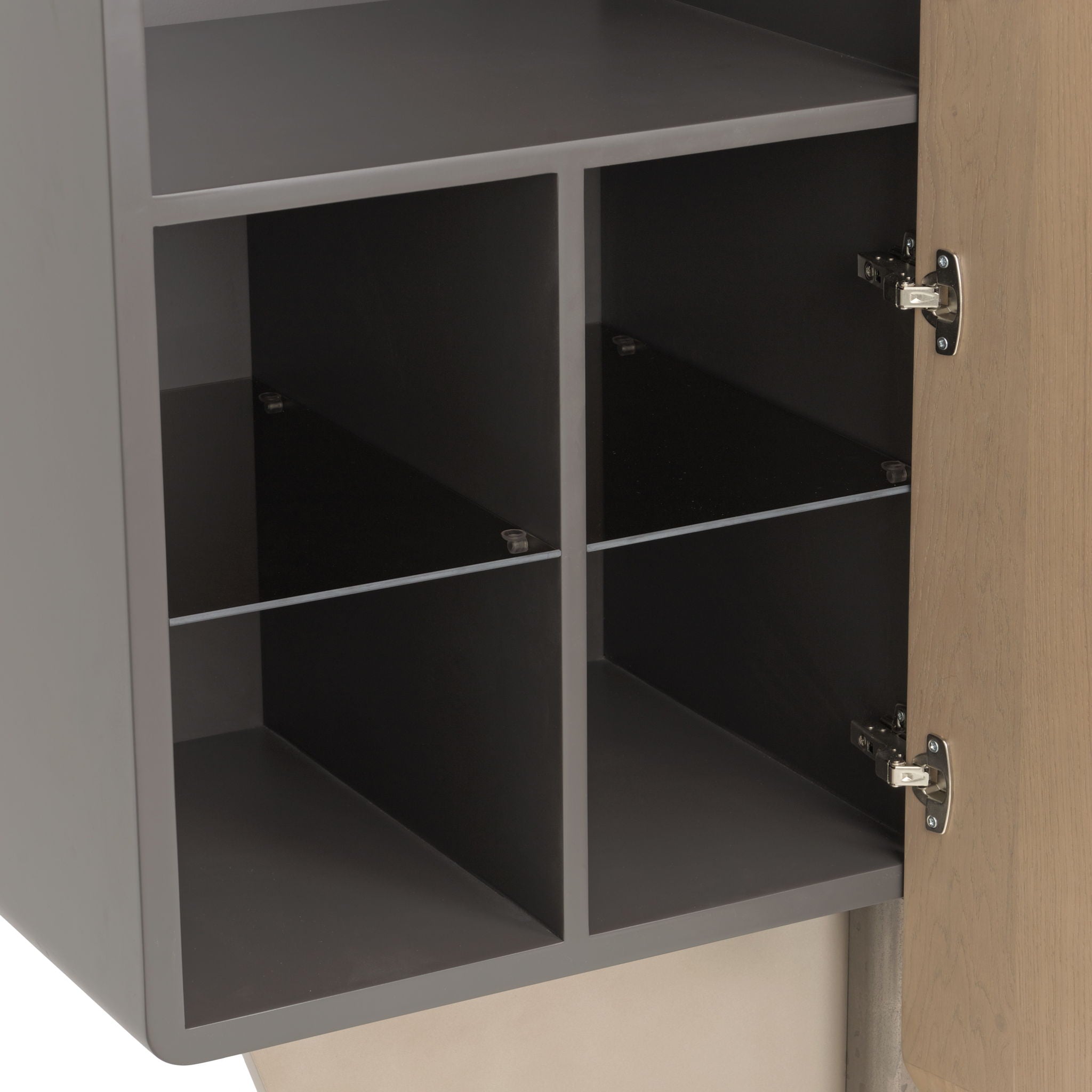 Bristol Point - Bar Cabinet - Saddle Brown
