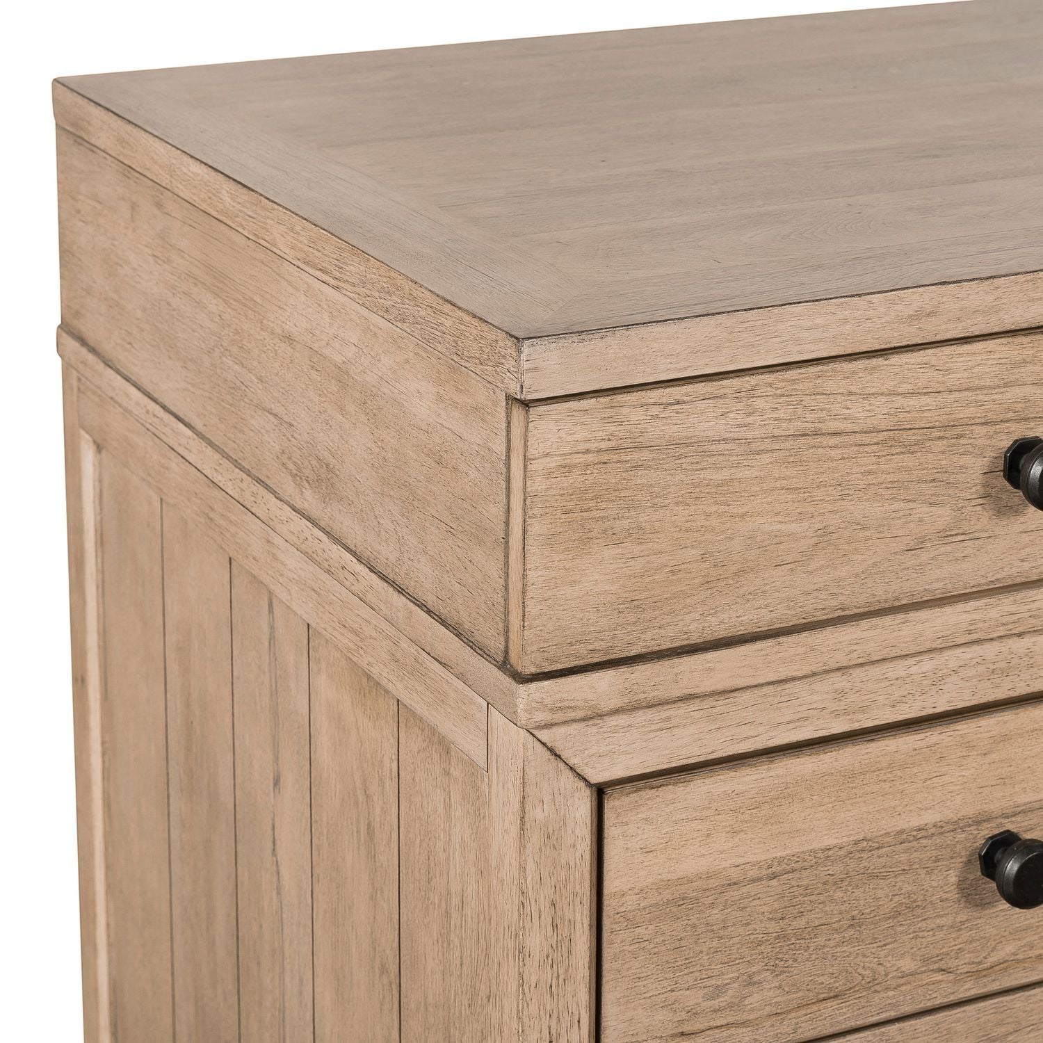 Proximity Place - L Shaped Desk - Barley Buff