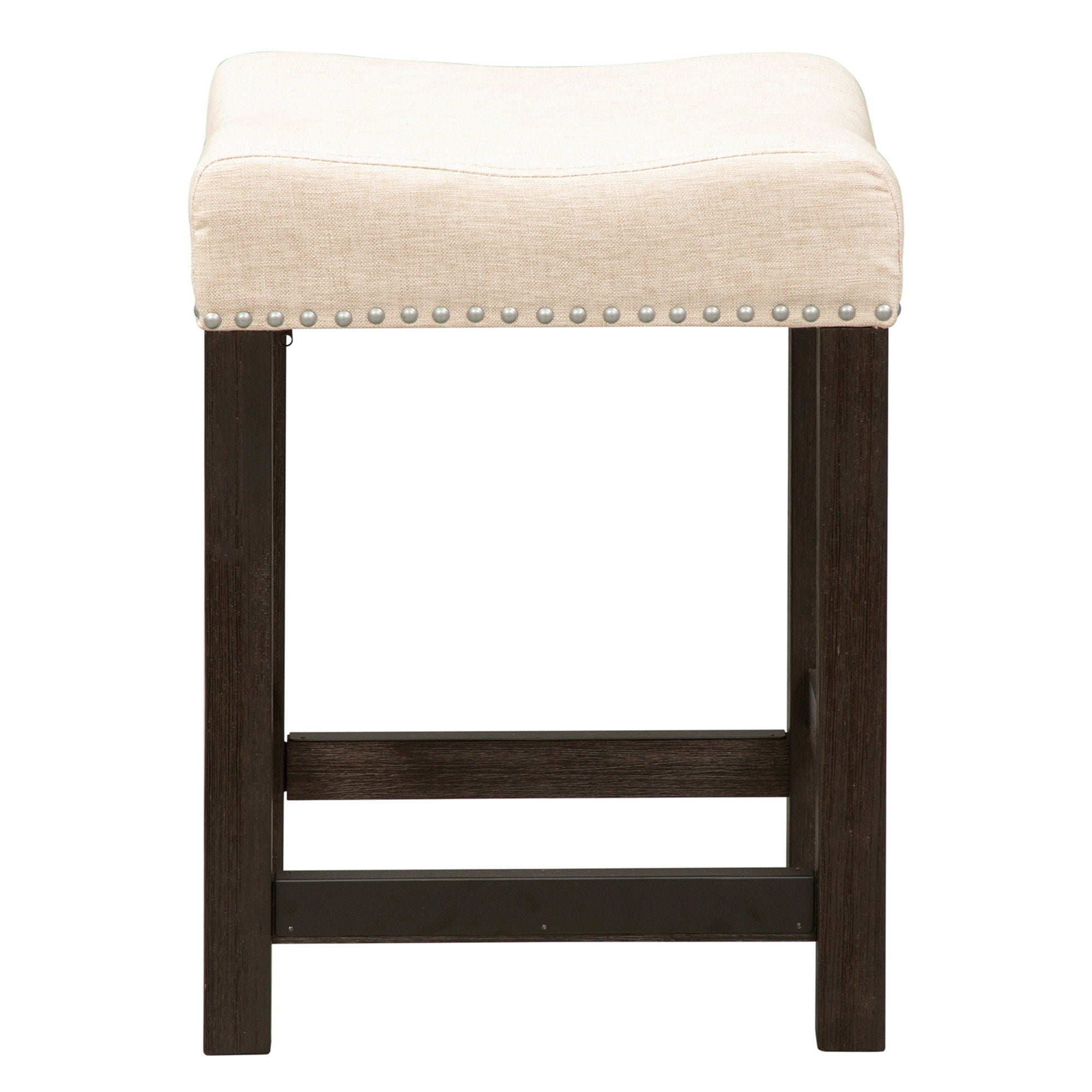 Heatherbrook - Upholstered Console Stool - Charcoal & Ash