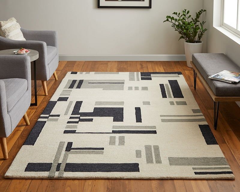 MAGUIRE Collection - 8903F Ivory/Black