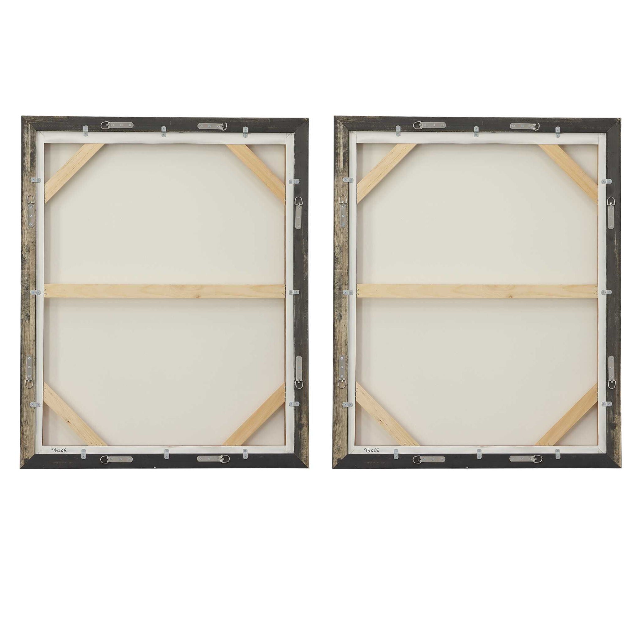 Color Theory - Framed Abstract Art (Set of 2) - Pink