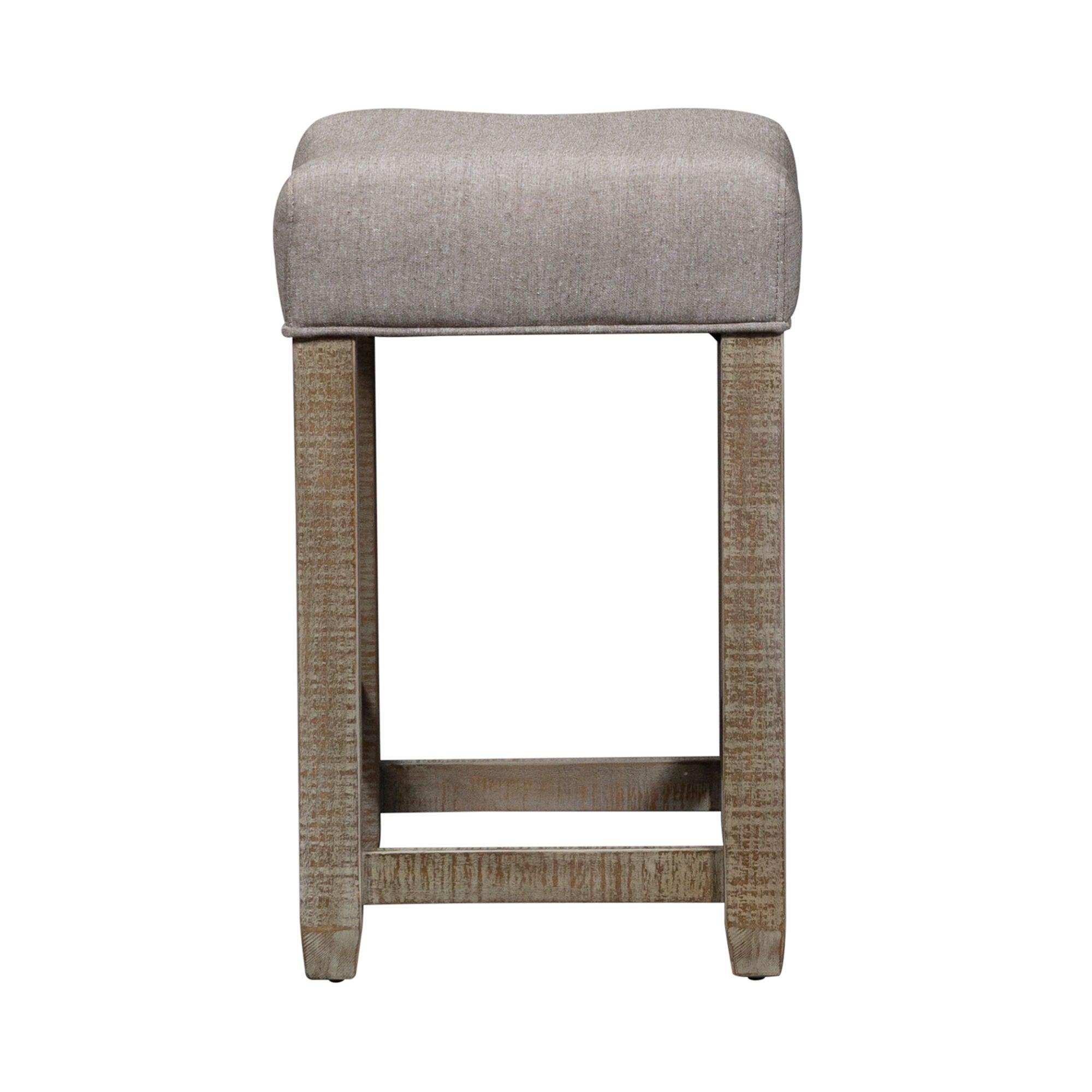 Parkland Falls - Upholstered Console Stool - Weathered Taupe