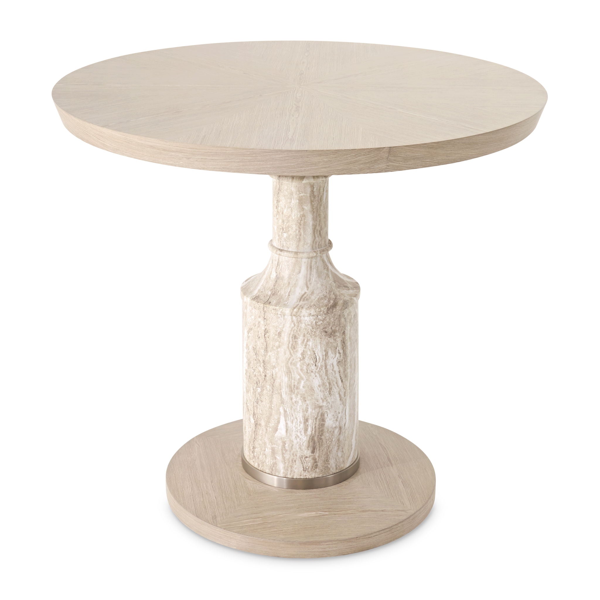 Lotus Bay - 40" Round Gathering Table - Sand