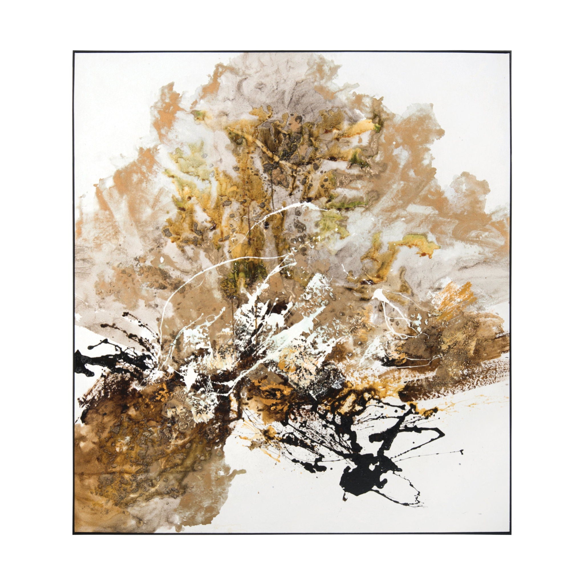 Chen Qi's Gilt And Charcoal