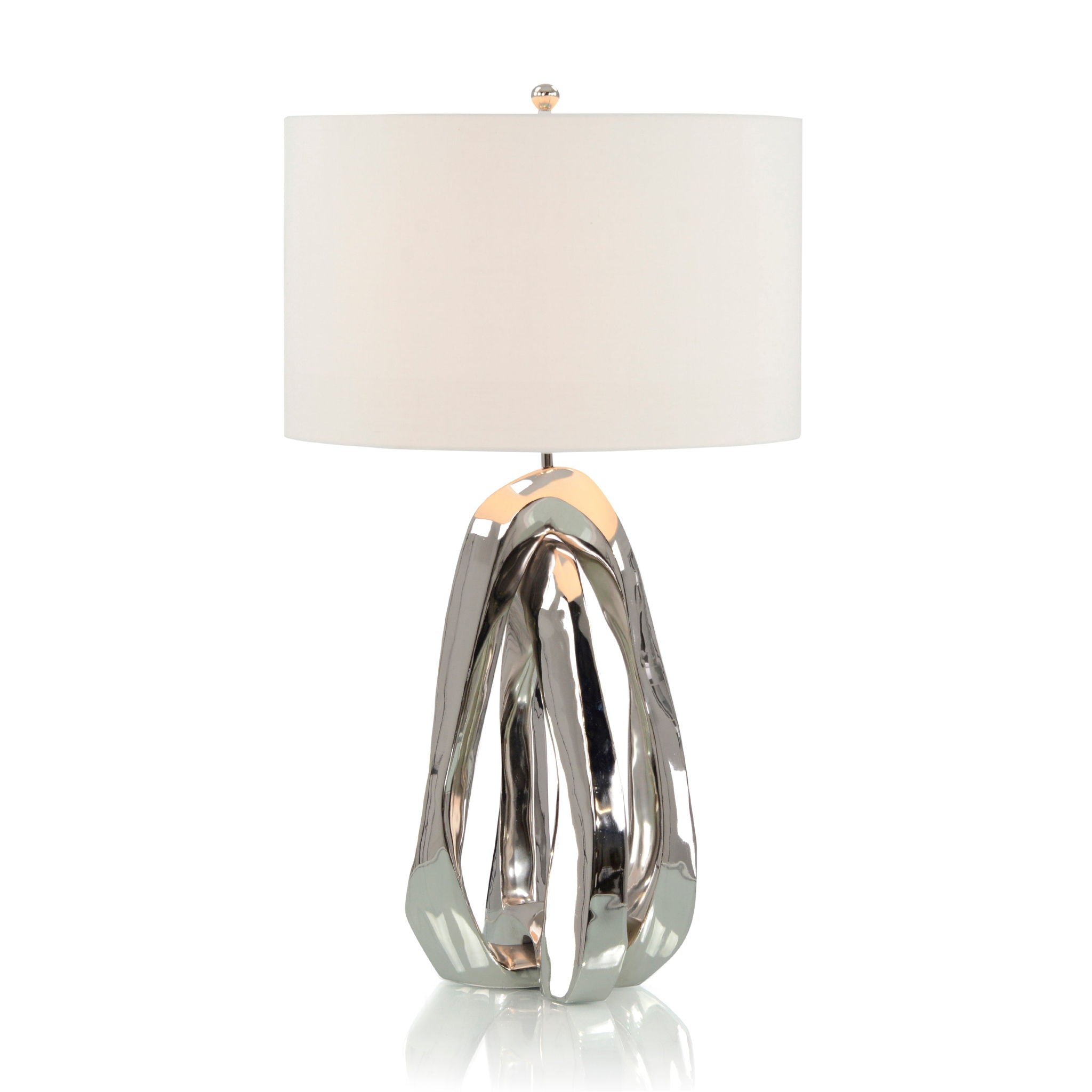 Amorphic Table Lamp, Nickel