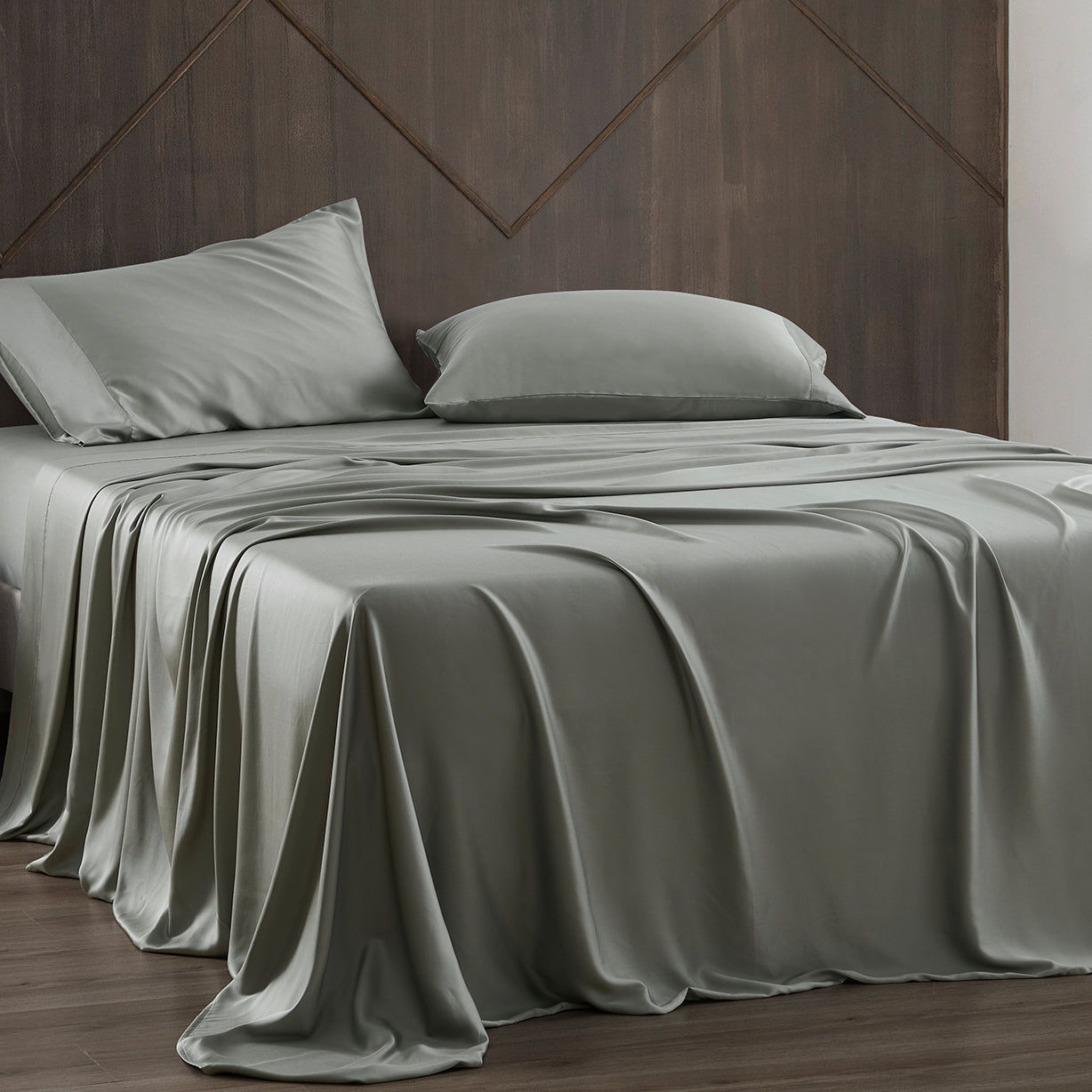 Lyocell - King Eucalyptus Sheet Set (Set of 4) - Sage