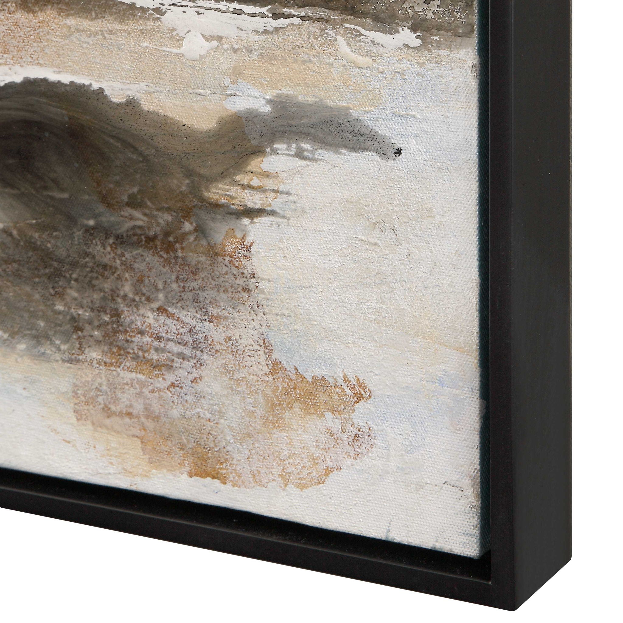 Aftermath - Abstract Art - Light Brown