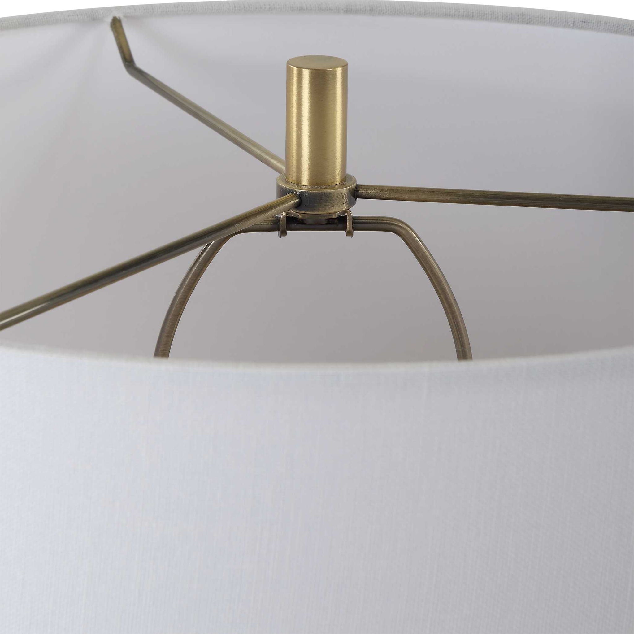 Meltdown - Ivory Teal Table Lamp