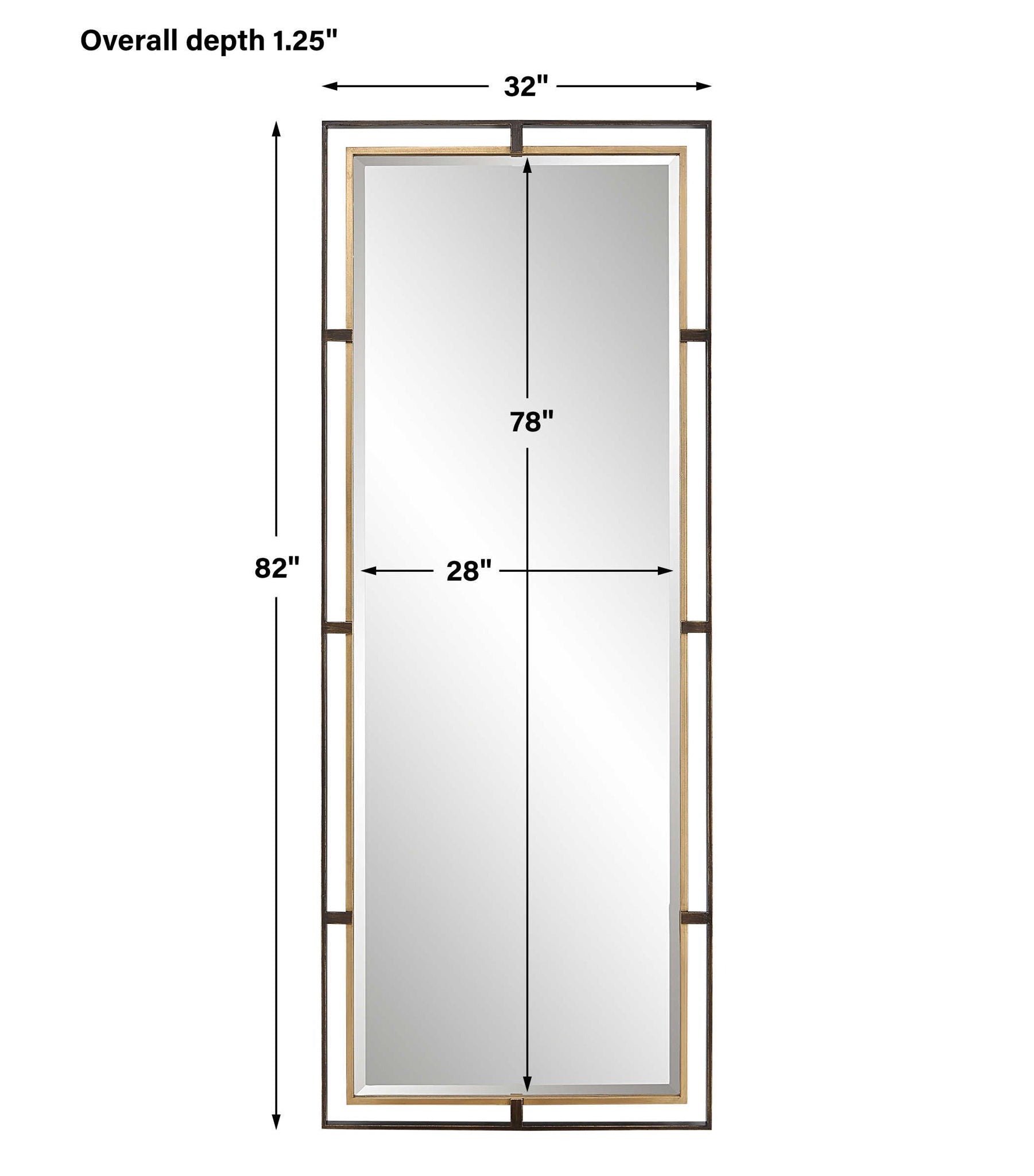 Carrizo - Rectangle Mirror