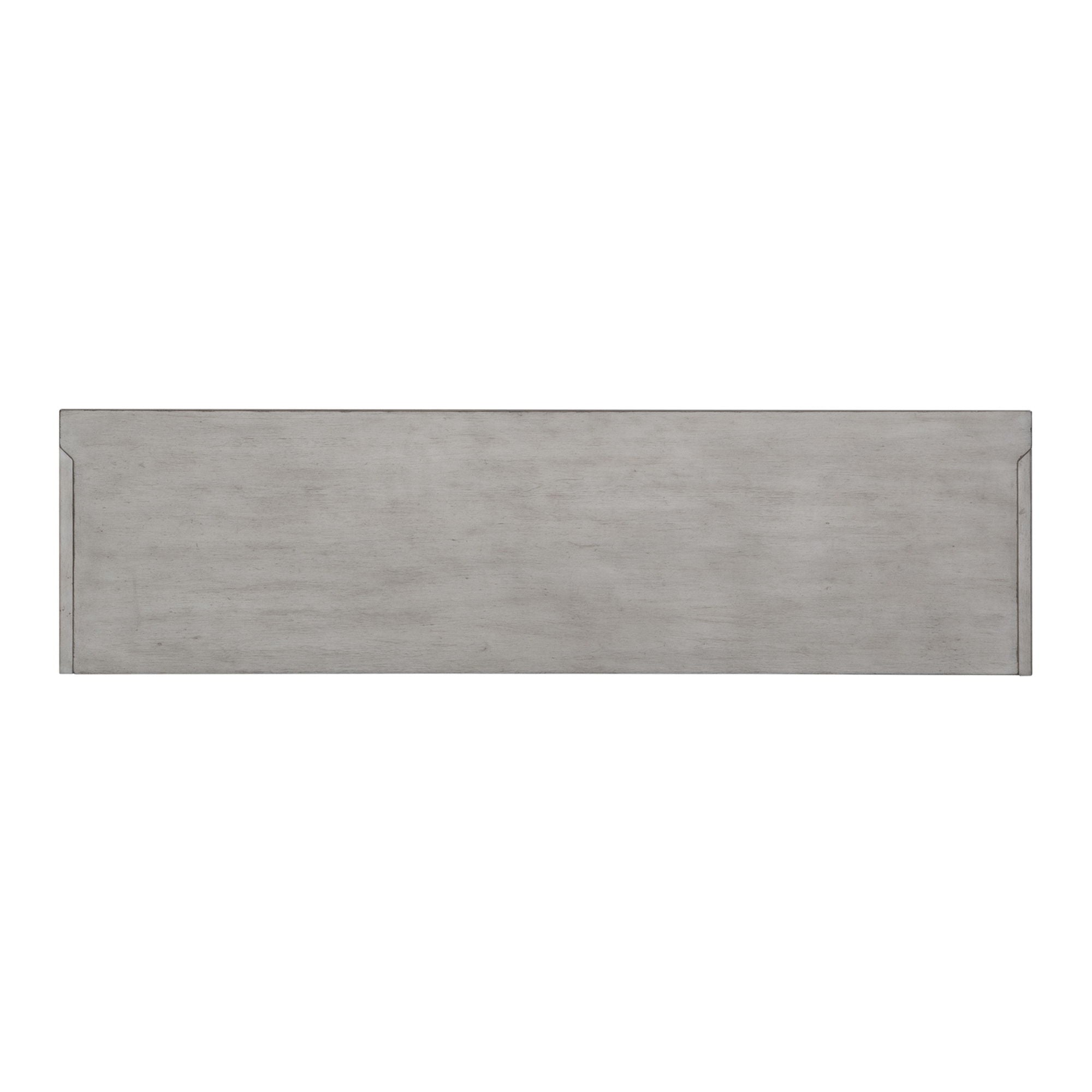 Heartland - Entertainment TV Stand - Antique White / Tobacco Tops