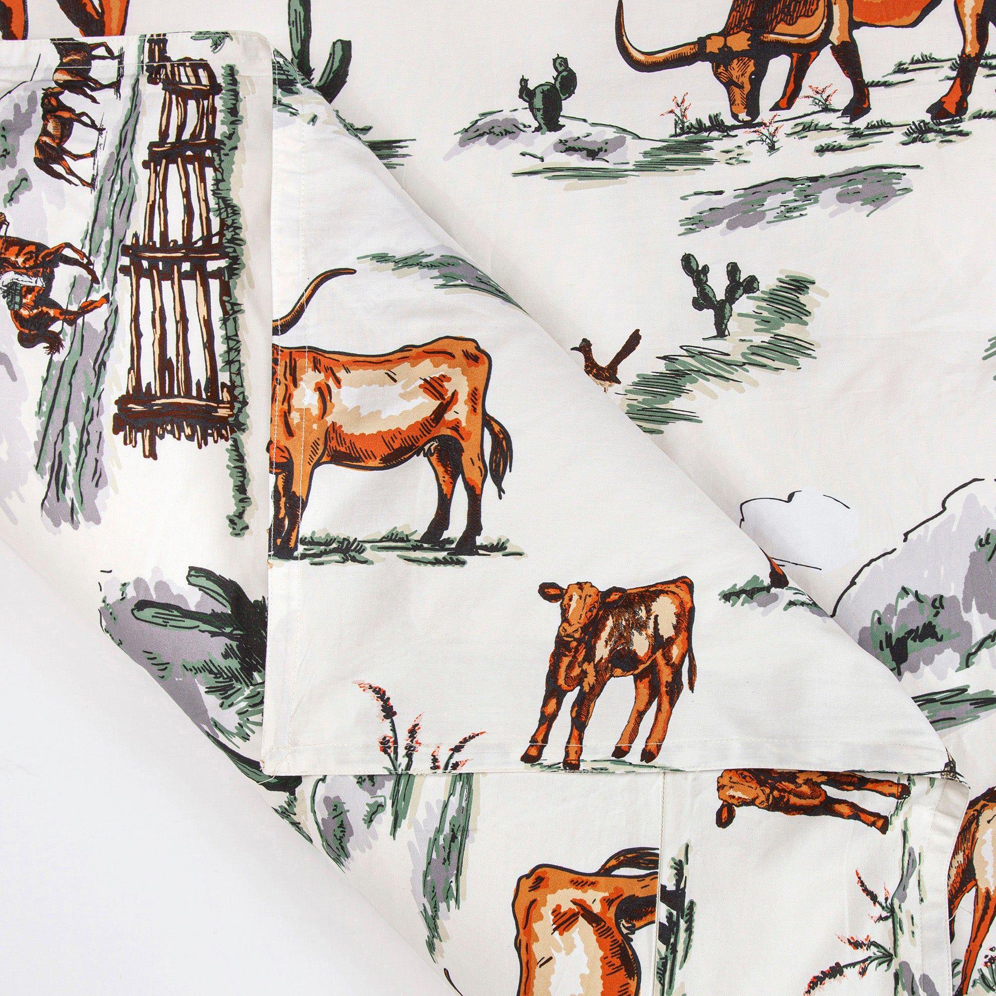 Ranch Life - King Reversible Comforter Set (Set of 3) - Duffle Bag