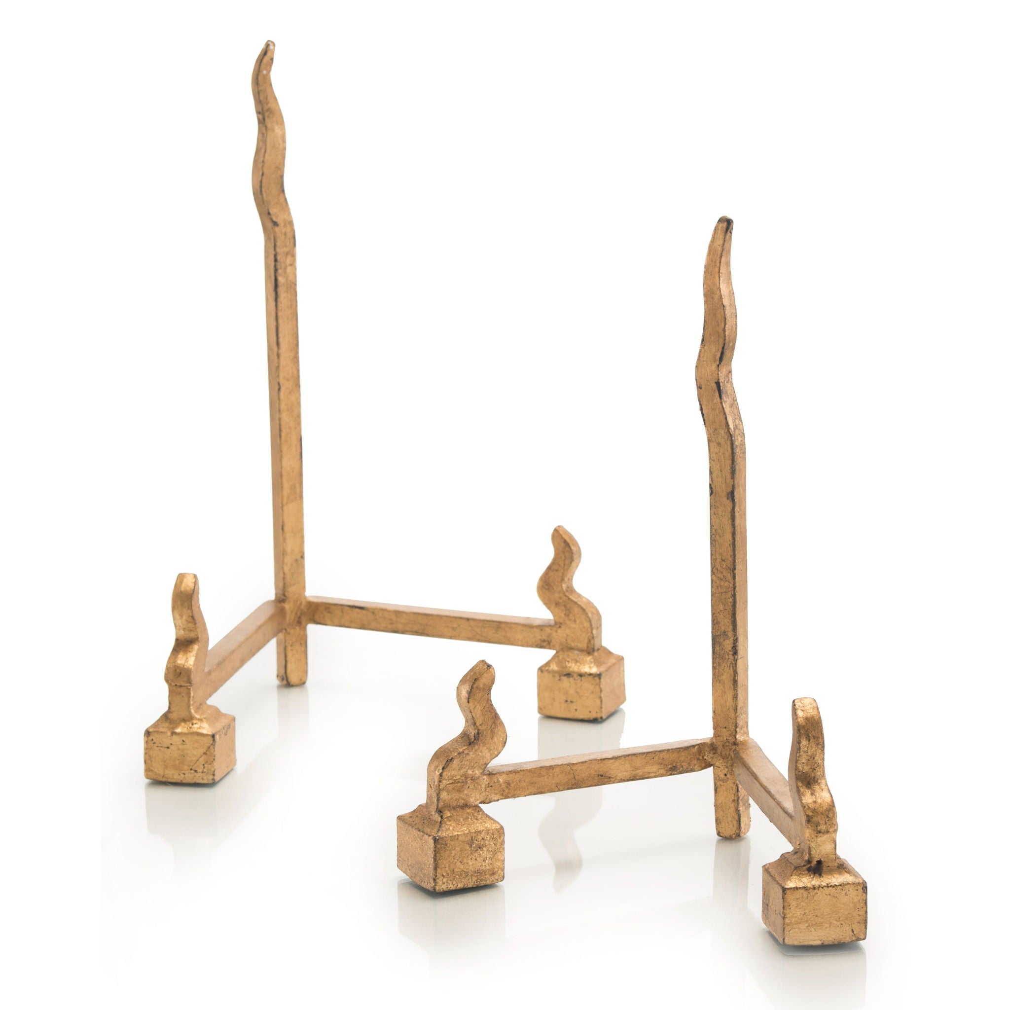 Set Of Two Forged Charger Stands