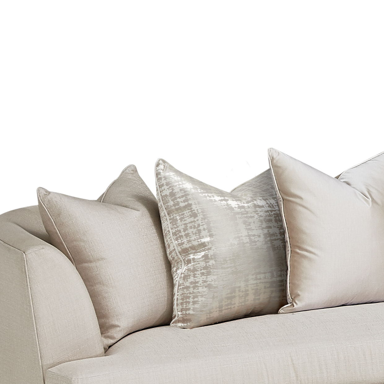 Malibu Crest - 3-Piece Sofa - Pearl / Chardonnay