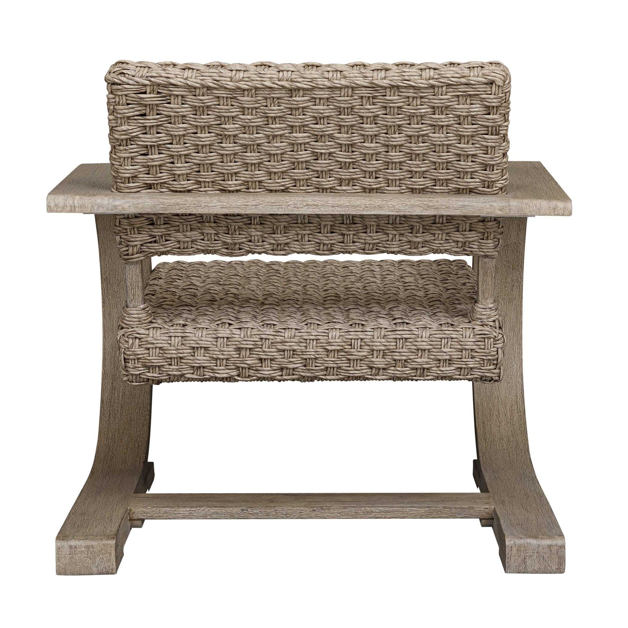 Rehema - Outdoor Wicker Lounge Chair - Gray