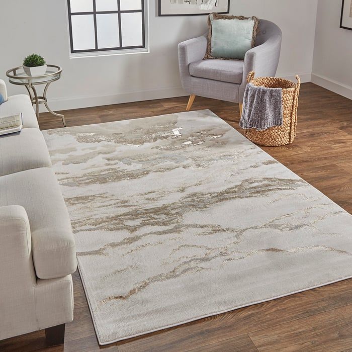 AURA Collection - 3727F Beige/Gold