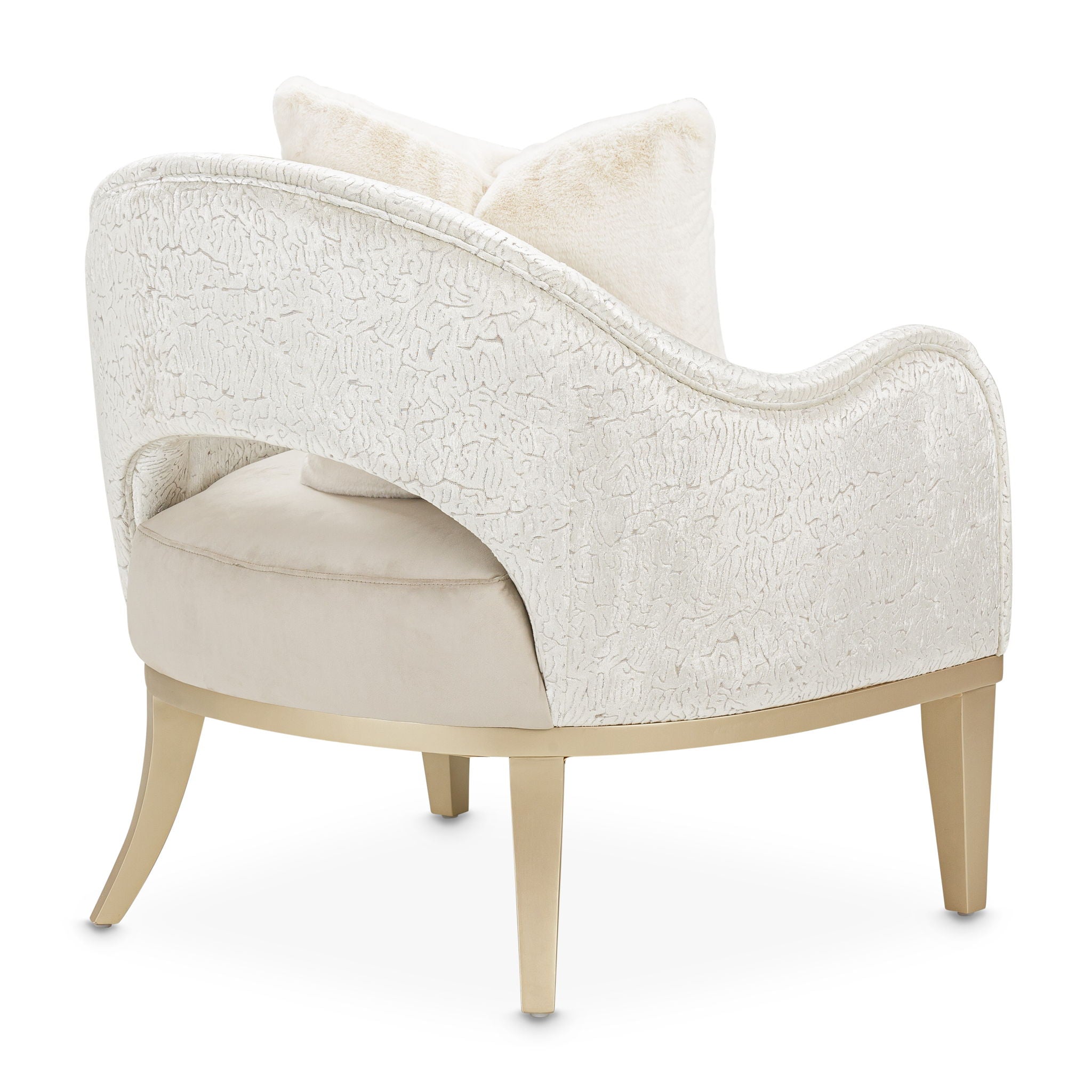 Yvette - Accent Chair - Porcini / Medium Champagne