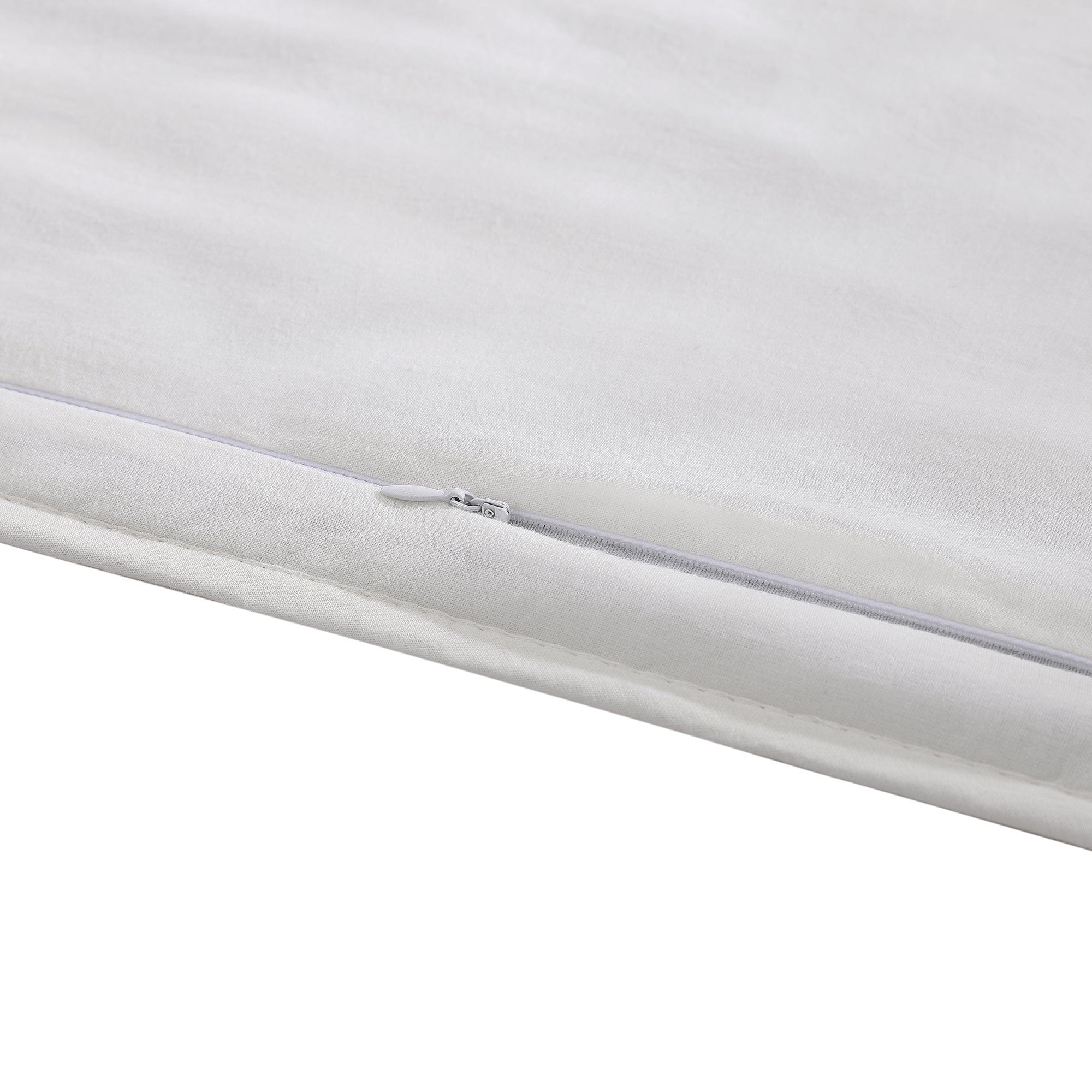 Mystic Stripe - Full/Queen Cotton Gauze Quilt Set (Set of 3) - Taupe