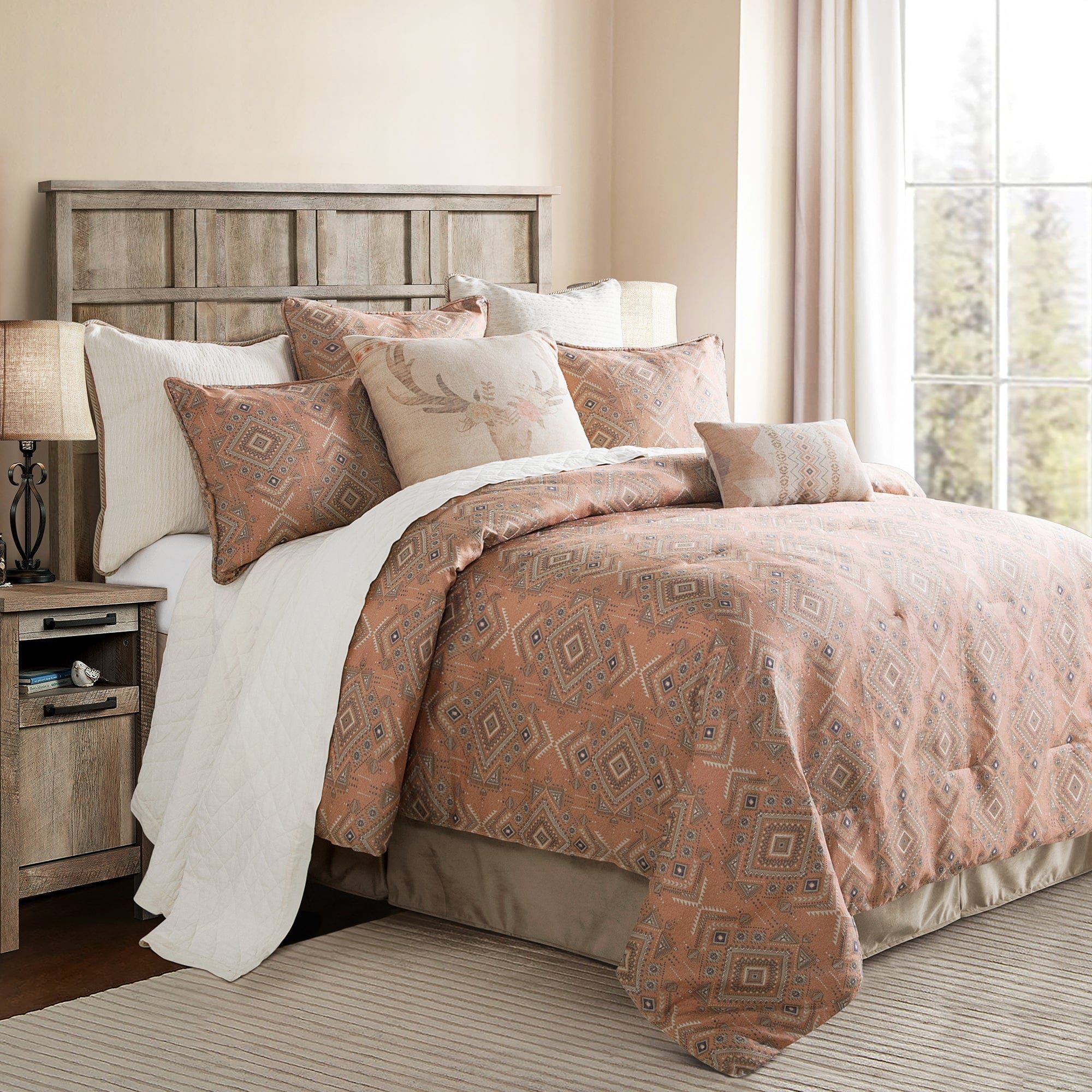 Sedona - Queen Comforter Set (Set of 3) - Pale Sienna