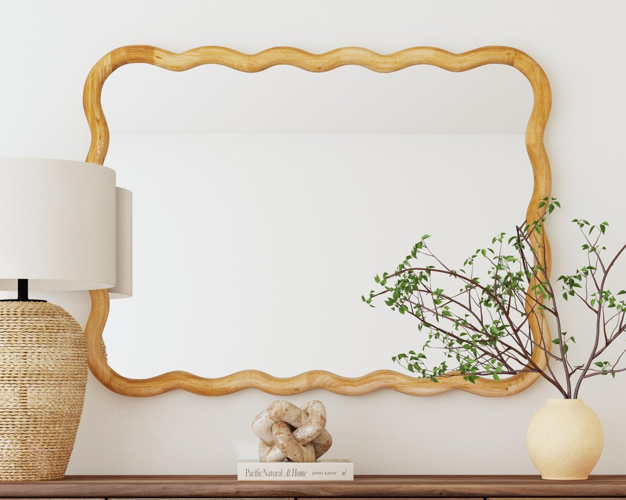 Rider - Wall Mirror - Natural