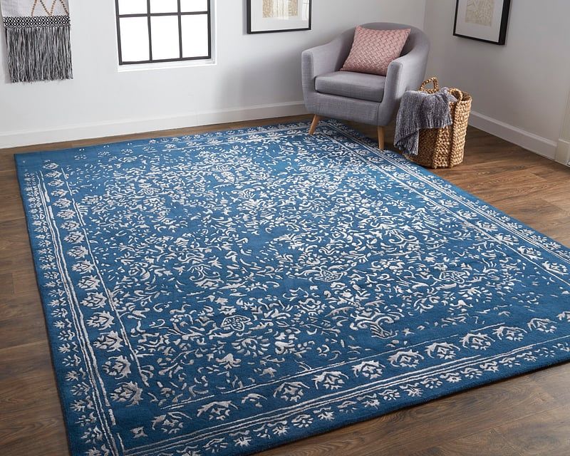 BELLA Collection - 8014F Blue/Silver