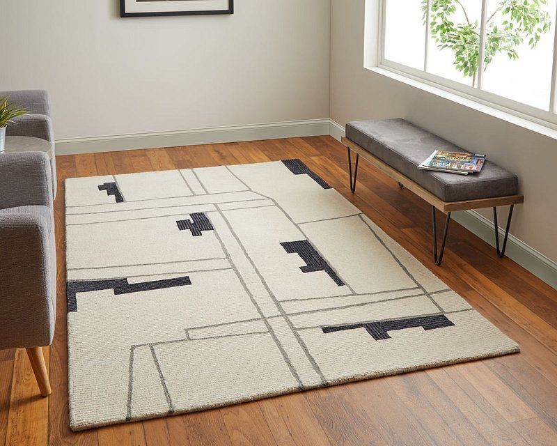 MAGUIRE Collection - 8902F Ivory/Black