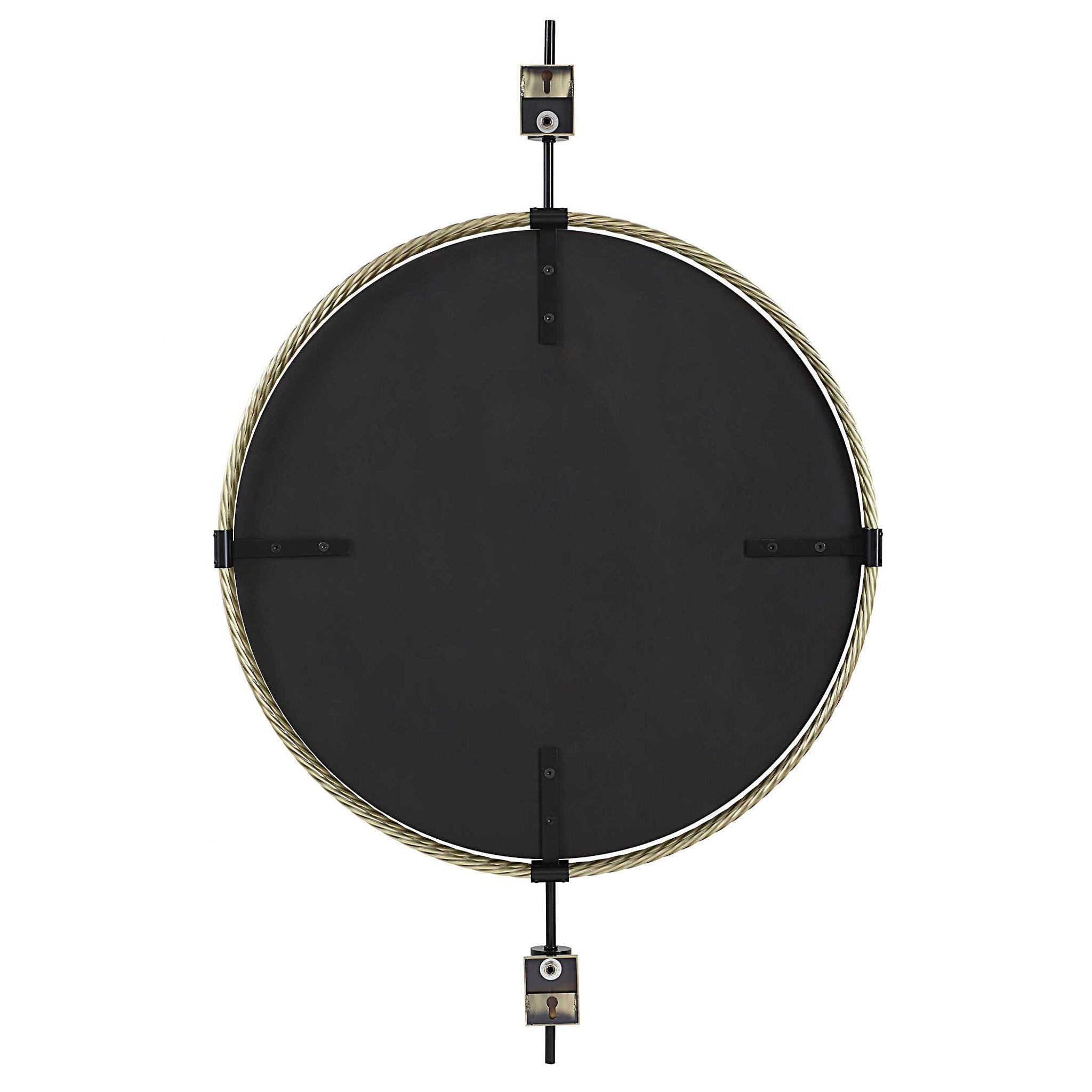 Guardrail - Round Mirror - Gold
