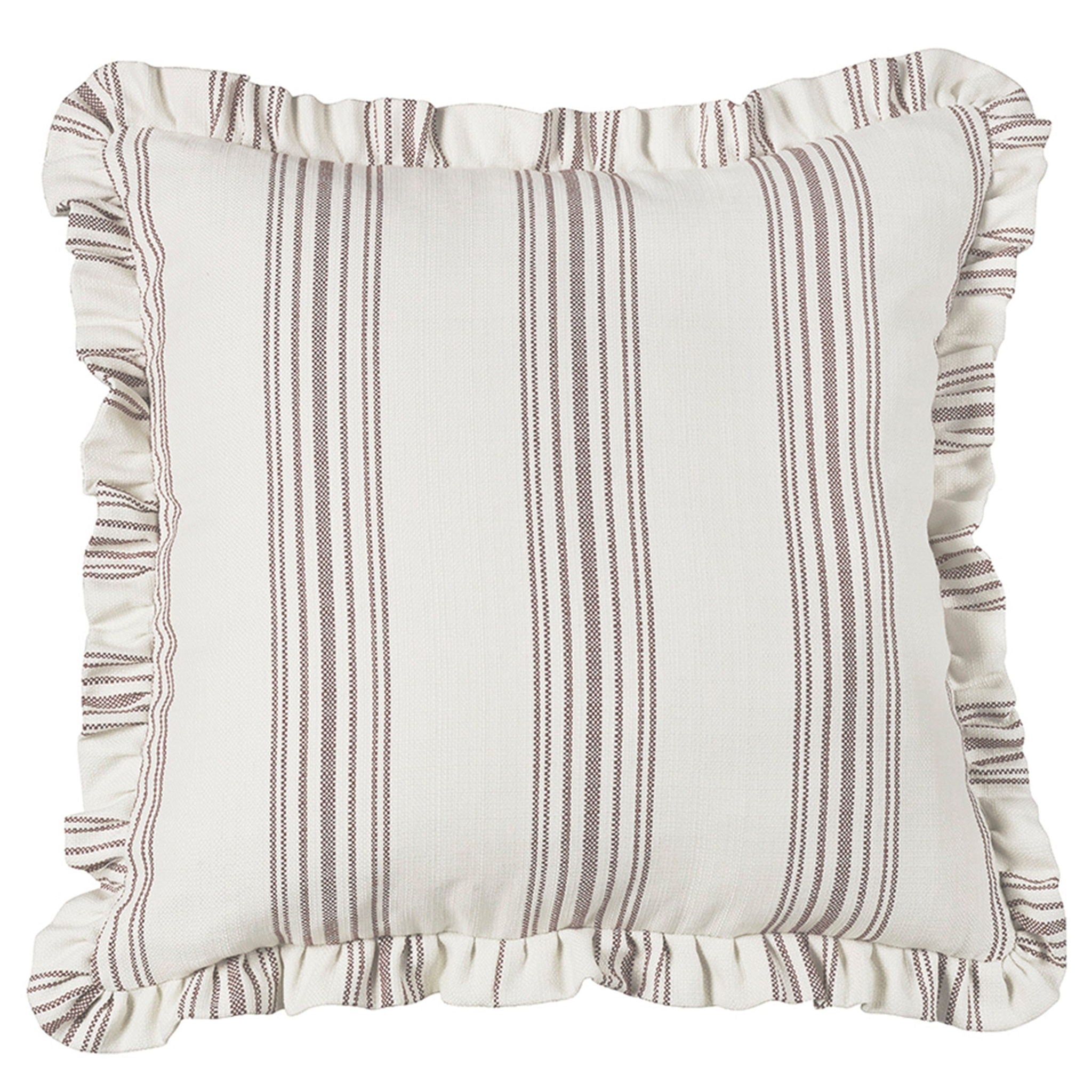 Prescott - Ruffled Euro Sham - Taupe