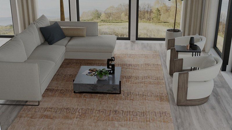 KINSHASA Collection - C6047 Brown/Camel