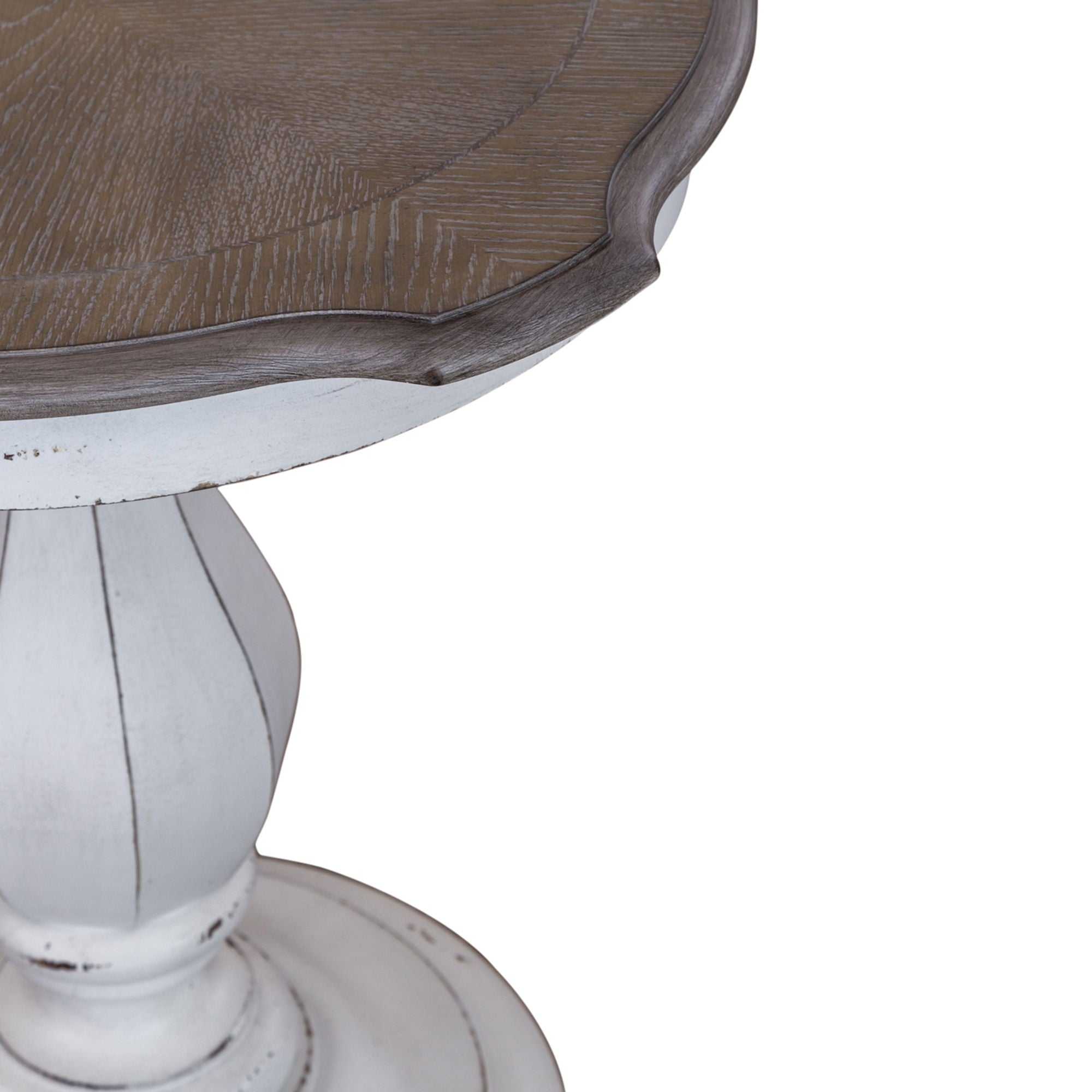 Magnolia Manor - Round Accent Table - Antique White