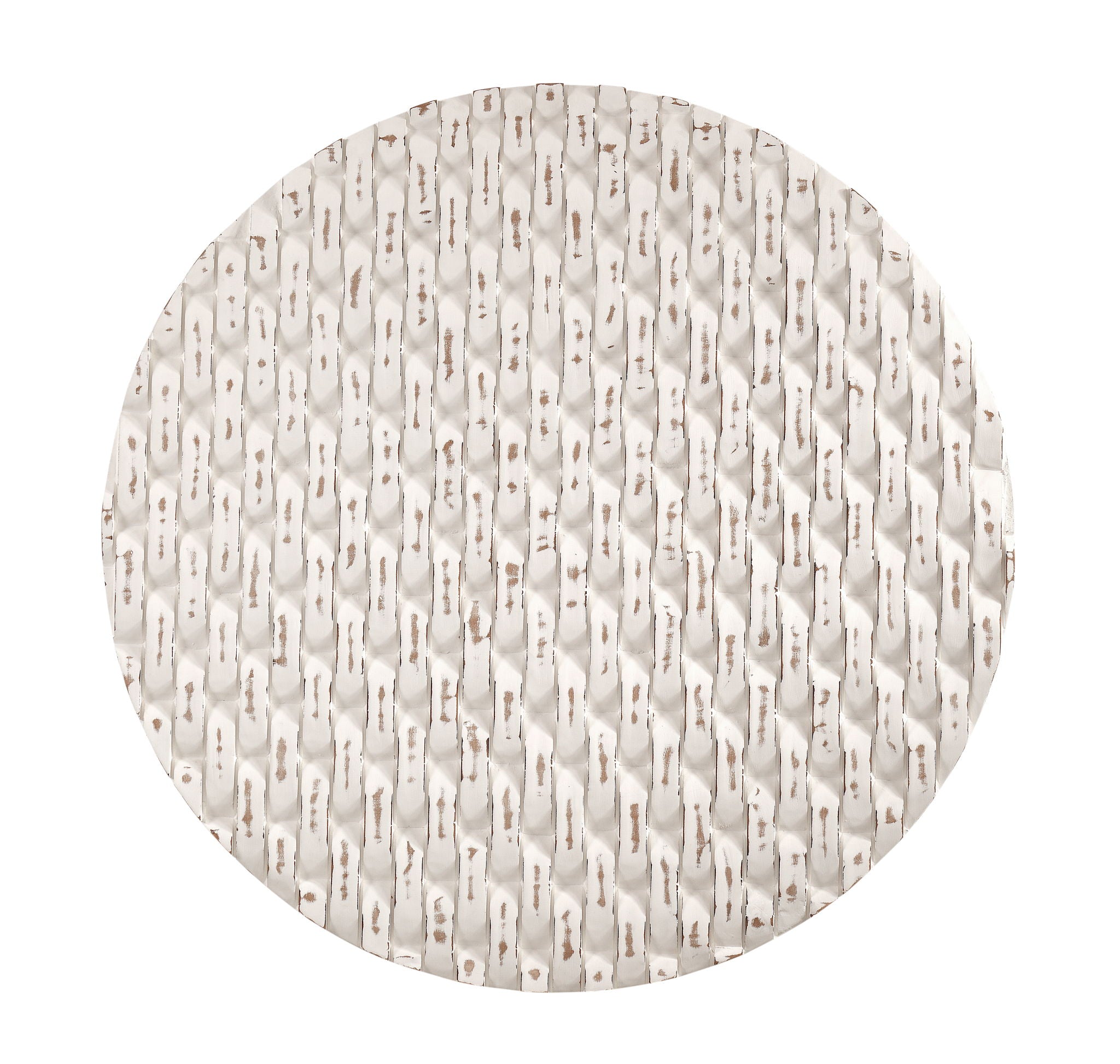 Inaya - Wall Art - Distressed White