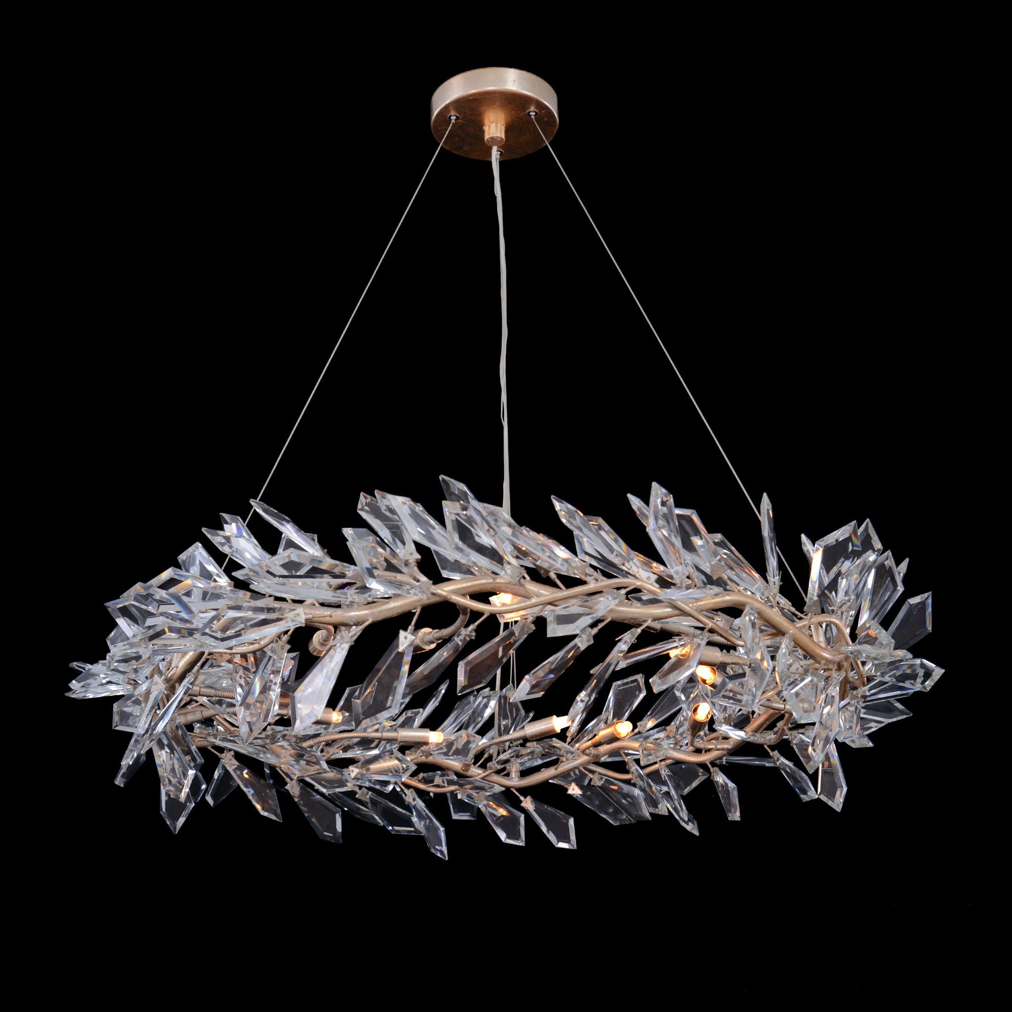 Kōtta Twelve-Light Cut-Crystal Chandelier