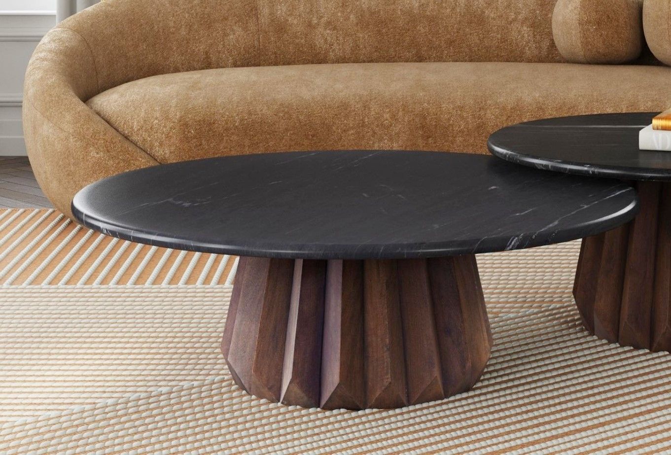 Jennings - Nesting Large Cocktail Table Base - Dark Brown