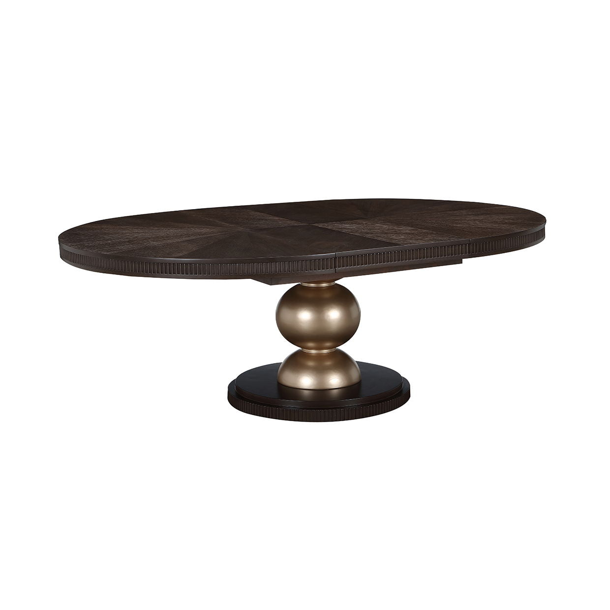 West Kensington - Oval Dining Table - Medium Espresso