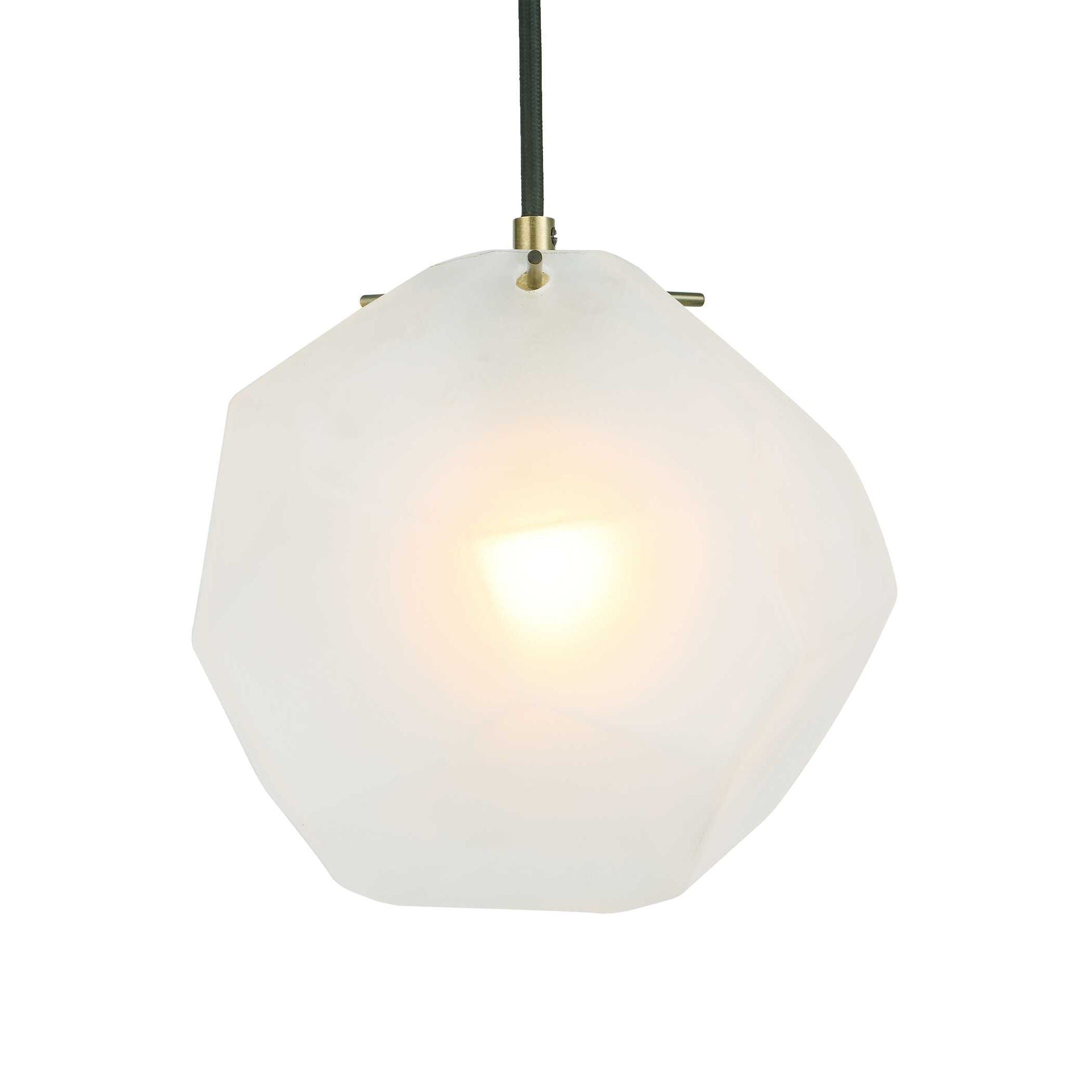 Geodesic - 1 Light Mini Pendant - White