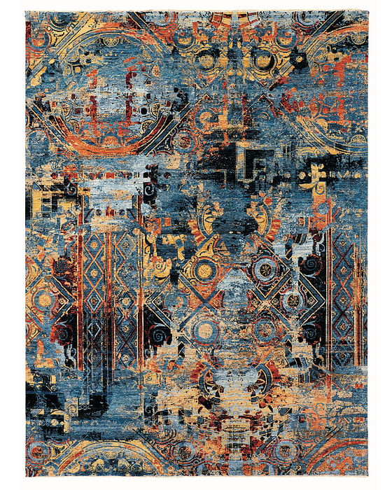 BLANCHARD Collection - 6509F Blue/Gold