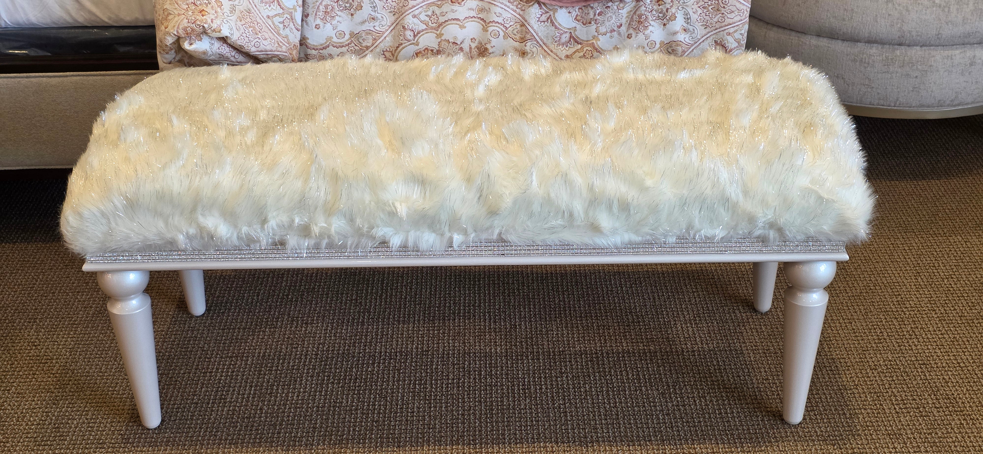 Glimmering Heights Upholstered Bench